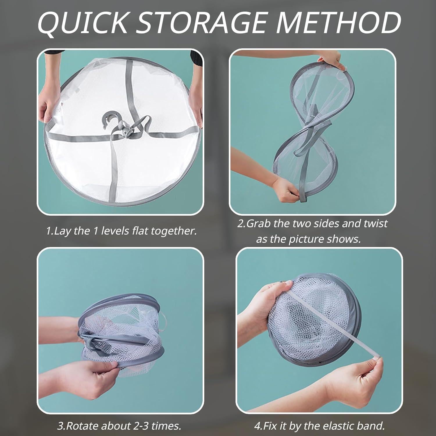 Estante de Secado Plegable WEISGJA 1 Nivel 80 cm Gris