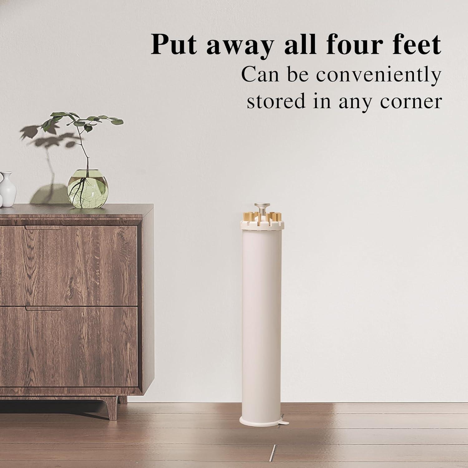 Soporte de Secado Plegable LEQ con 12 Varillas de Madera