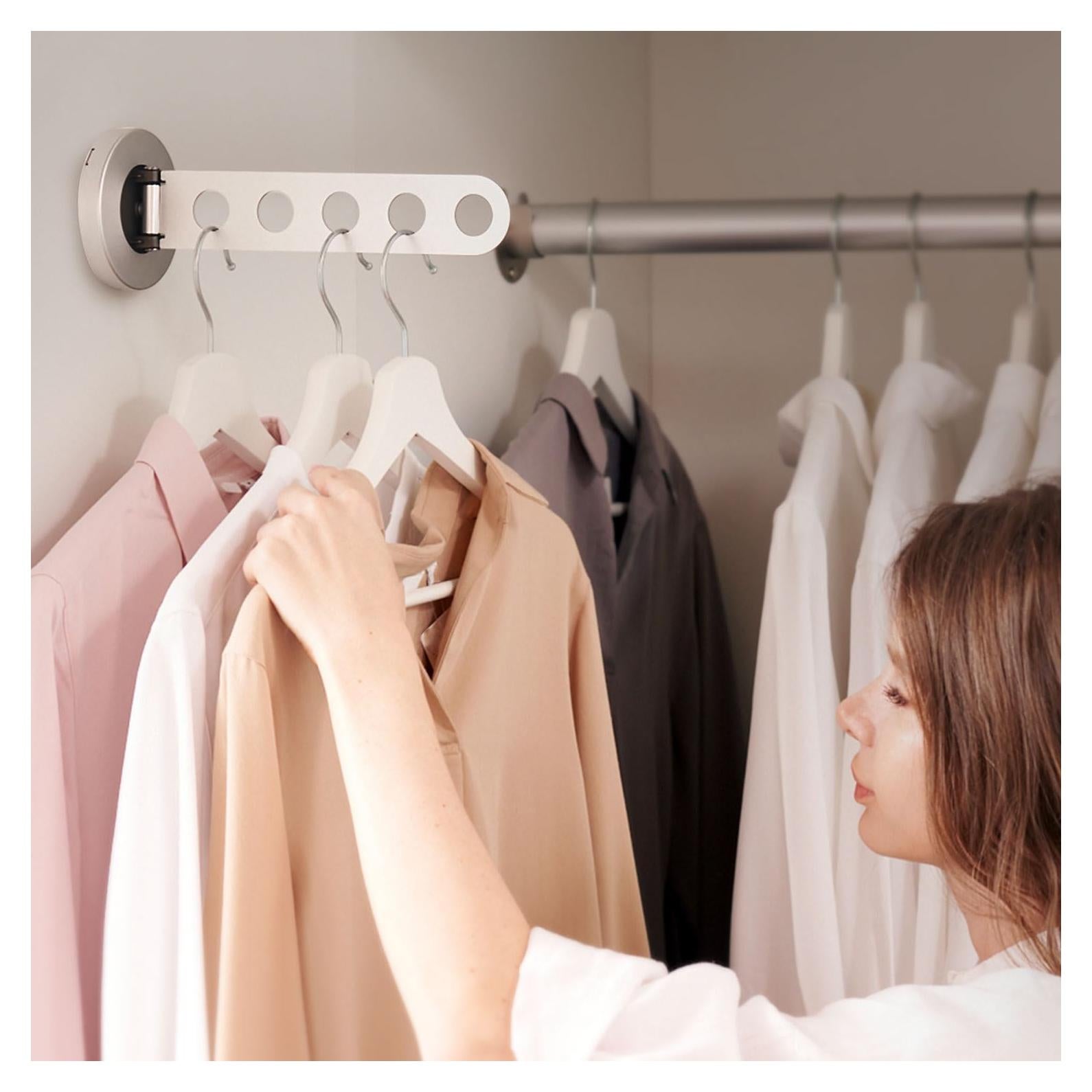 Soporte de Ropa Plegable GREATIM GT-SH005 Plata 25.2x9.4cm