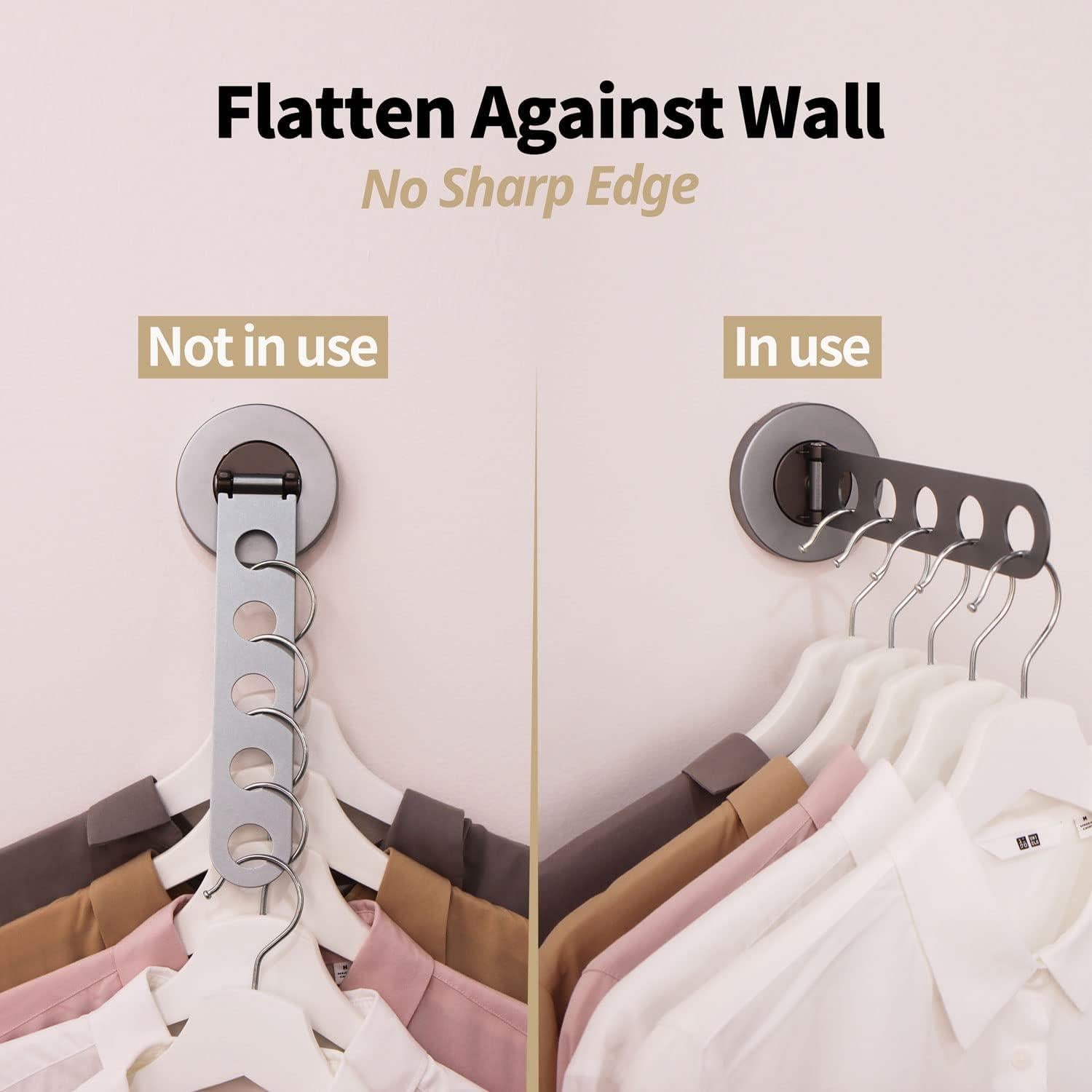 Soporte de Ropa Plegable GREATIM GT-SH005 Plata 25.2x9.4cm