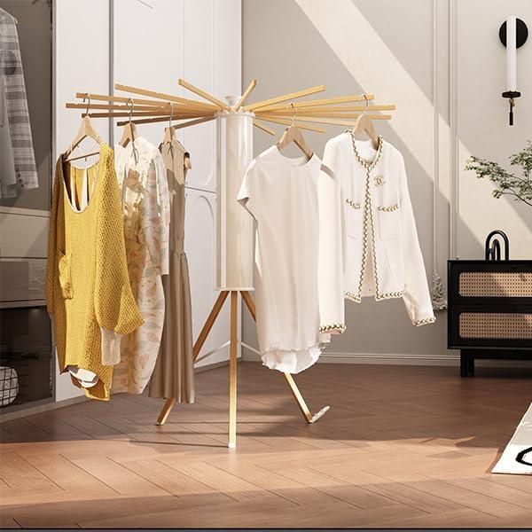 Soporte de Secado Plegable Dr.DJ 16 Brazos Madera 20.41 kg