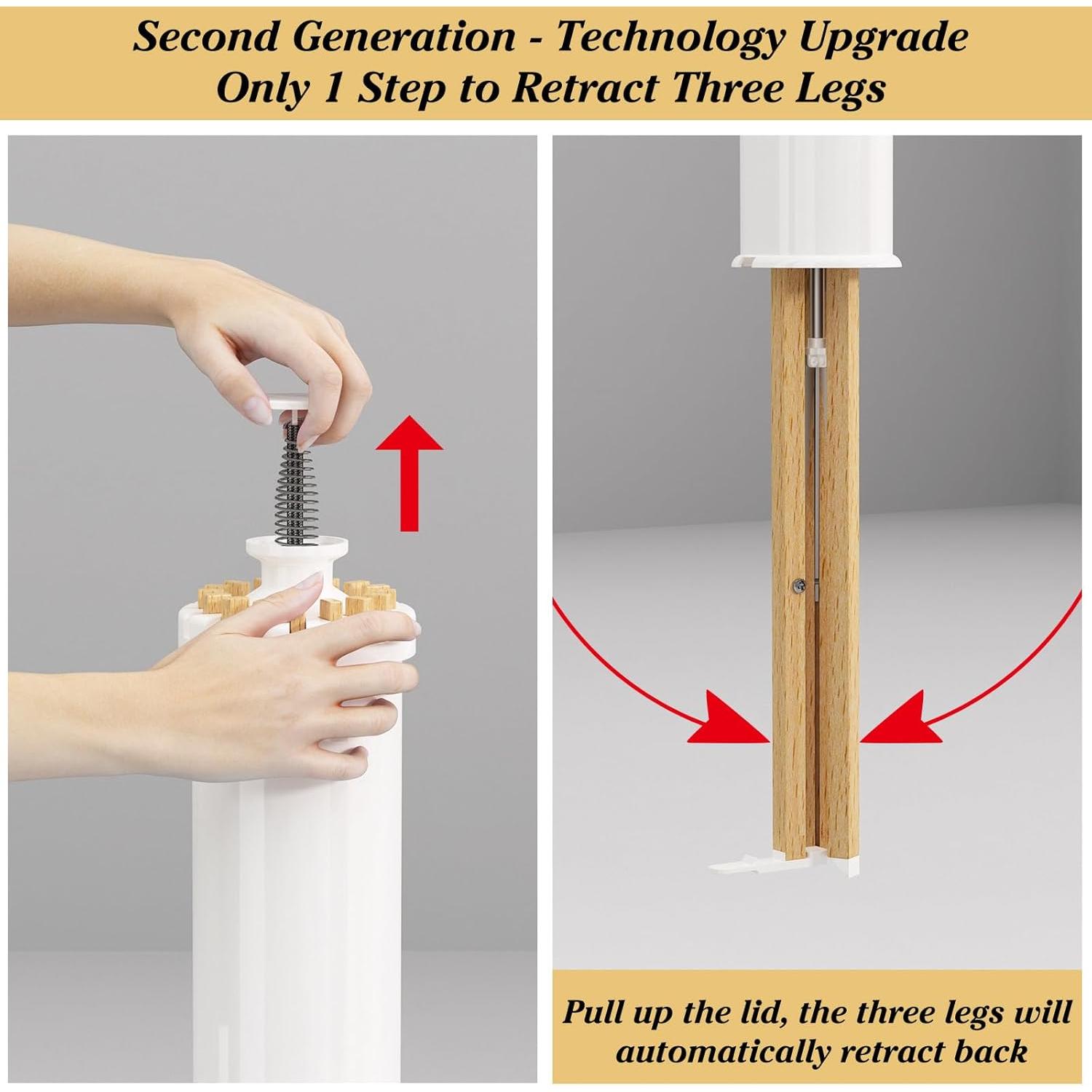 Soporte de Secado Plegable Dr.DJ 16 Brazos Madera 20.41 kg