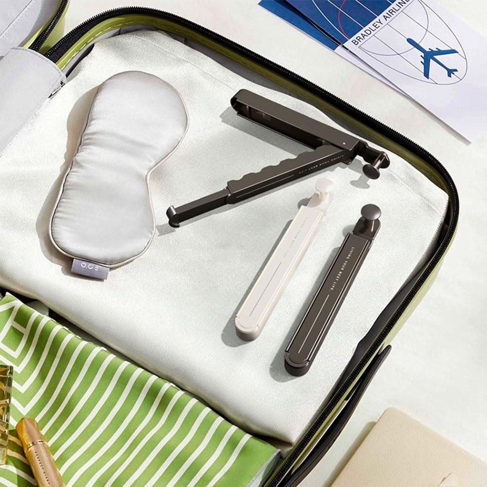 Secador de Ropa Plegable YTKJ Gris Espacial con Ganchos