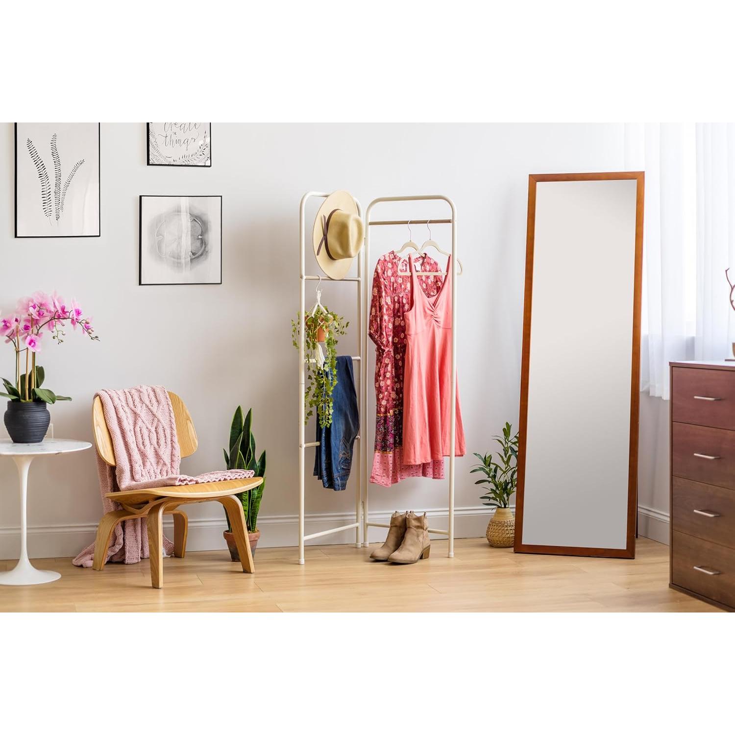 Perchero Plegable IRIS USA 2 Paneles Blanco Metal 150 cm