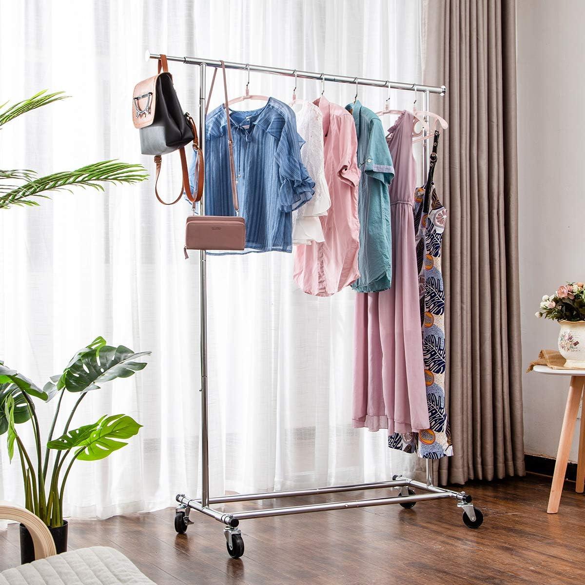 Estante de Ropa Plegable Econoco 121.9 cm Ajustable 113.4 kg