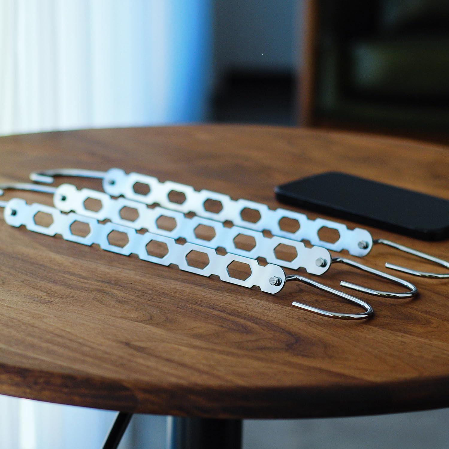 Perchas Ahorradoras de Espacio TREES & BREEZE 10 Piezas Metal