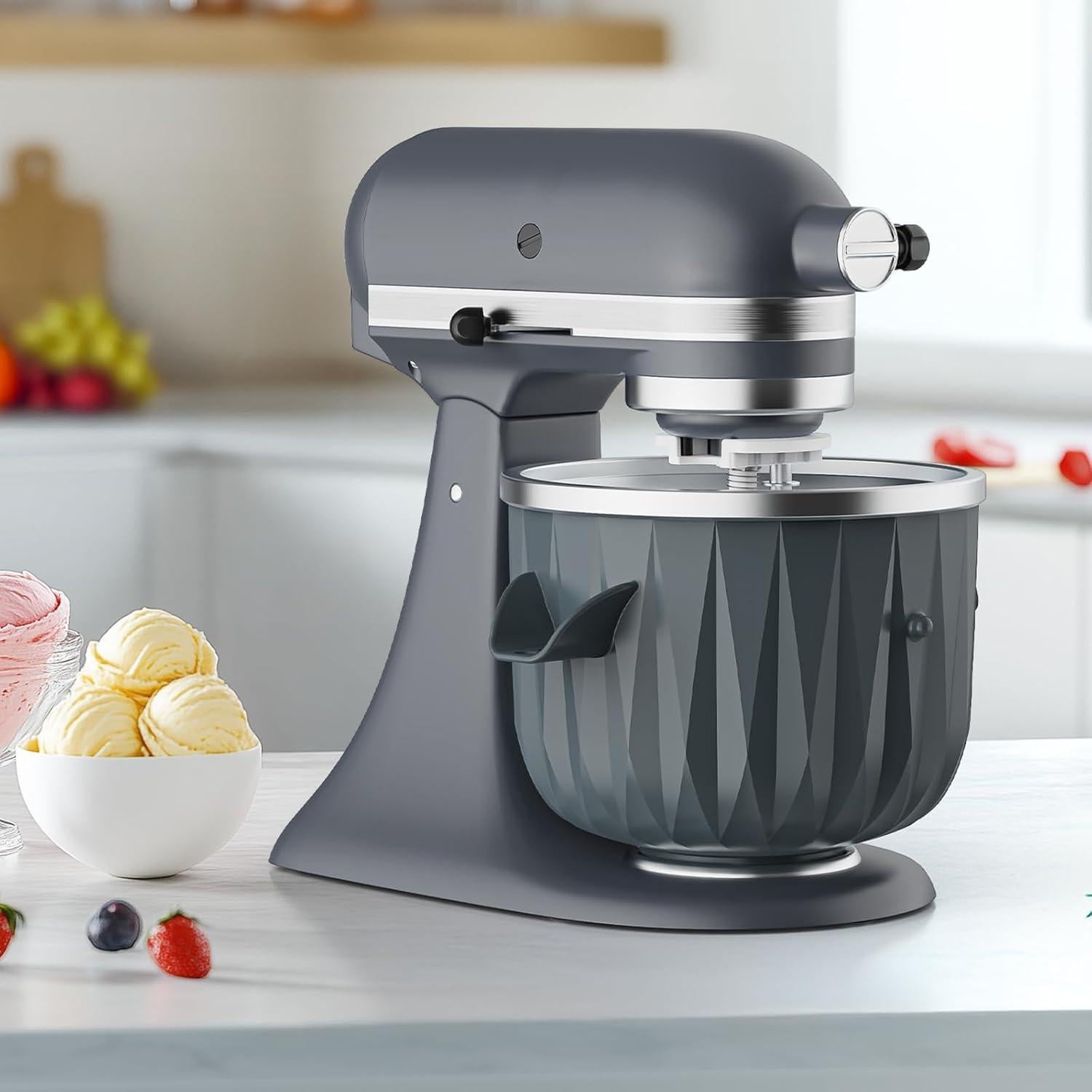 Accesorio Hacedor de Helados InnoMoon para Batidora KitchenAid 1.89L