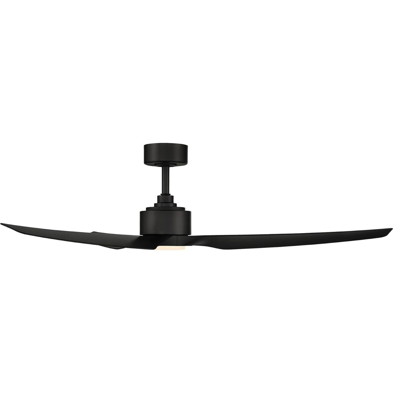 Ventilador de Techo Inteligente WAC Stella 60cm Negro Mate LED