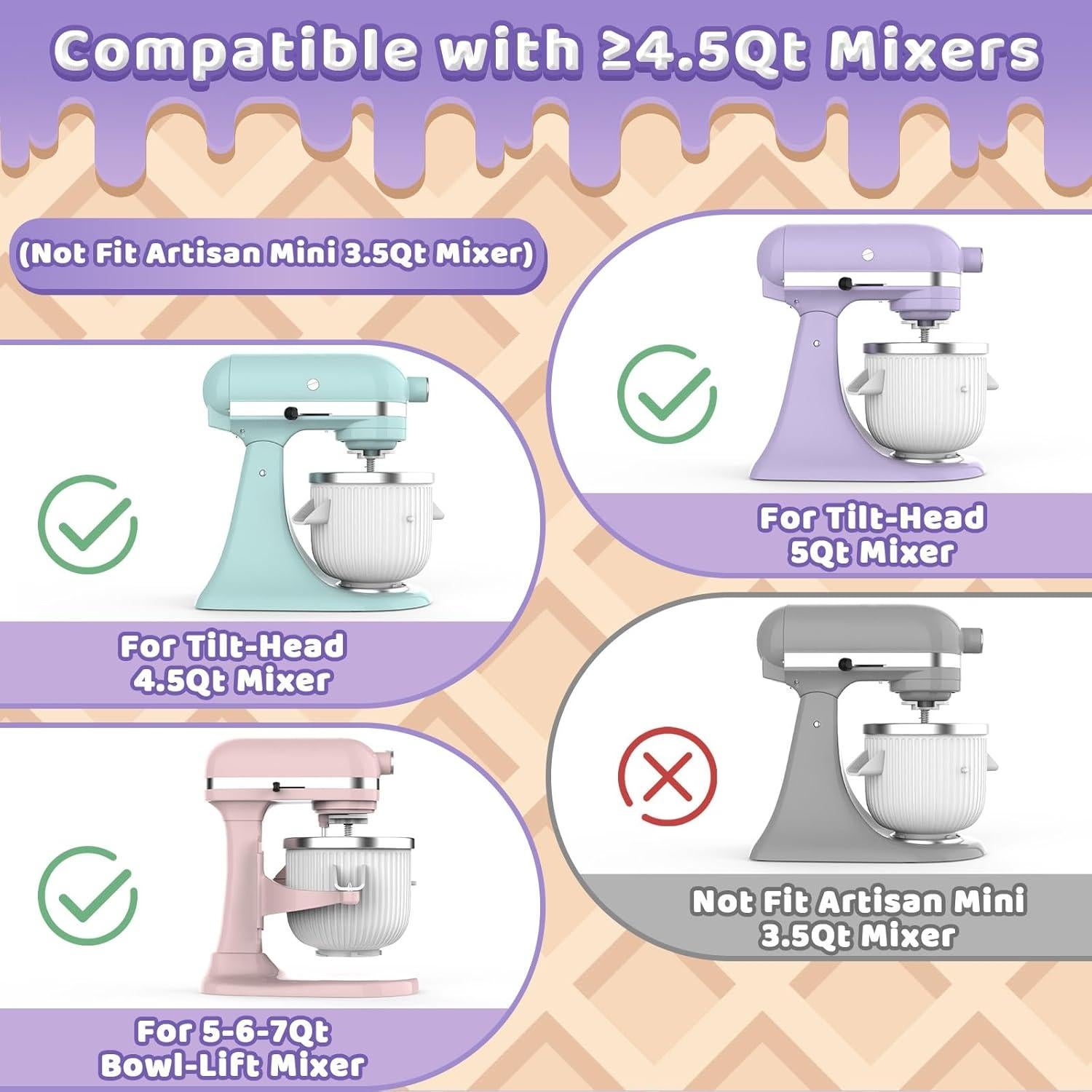 Accesorio para Hacer Helados KitchenAid 2 Contenedores 1.89L