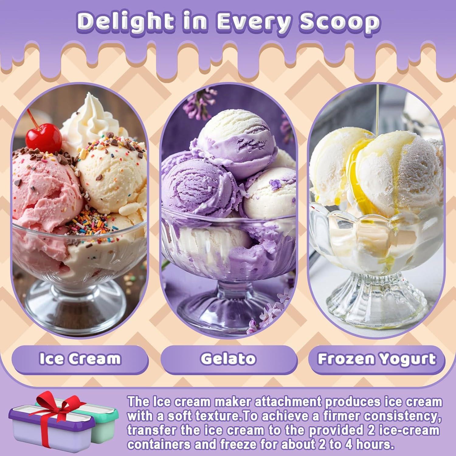 Accesorio para Hacer Helados KitchenAid 2 Contenedores 1.89L