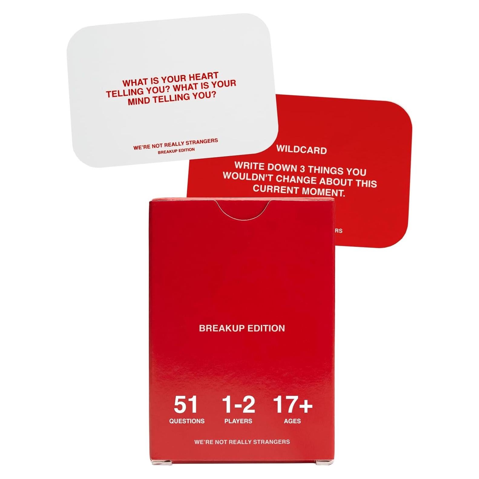 Juego de Cartas de Ruptura We're Not Really Strangers - 51 Preguntas