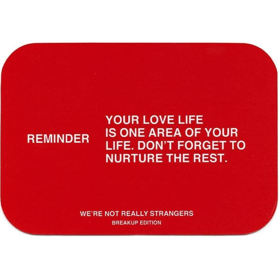 Juego de Cartas de Ruptura We're Not Really Strangers - 51 Preguntas