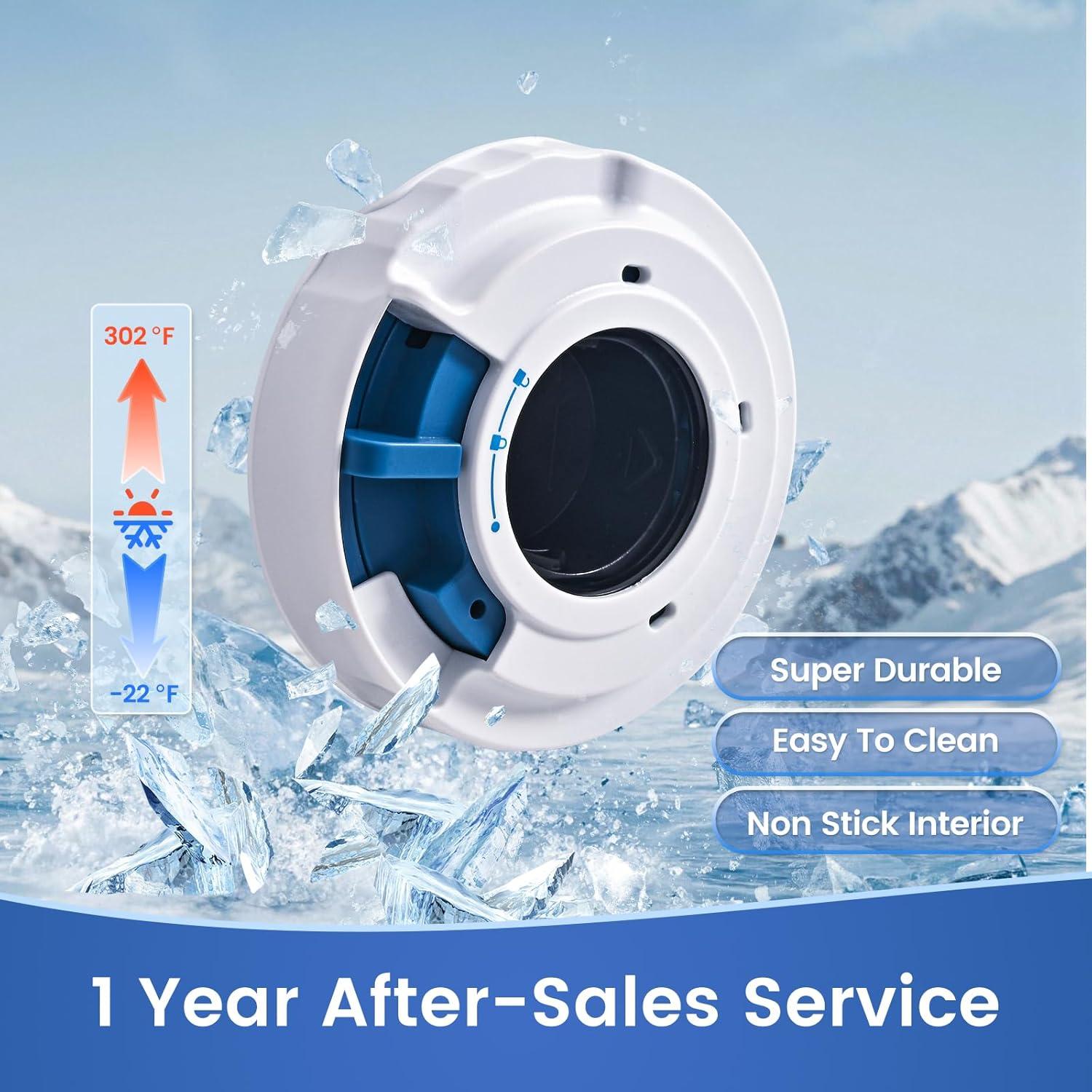 Tapa de dispensación Ninja Swirl 701 - Reemplazo ABS Blanco