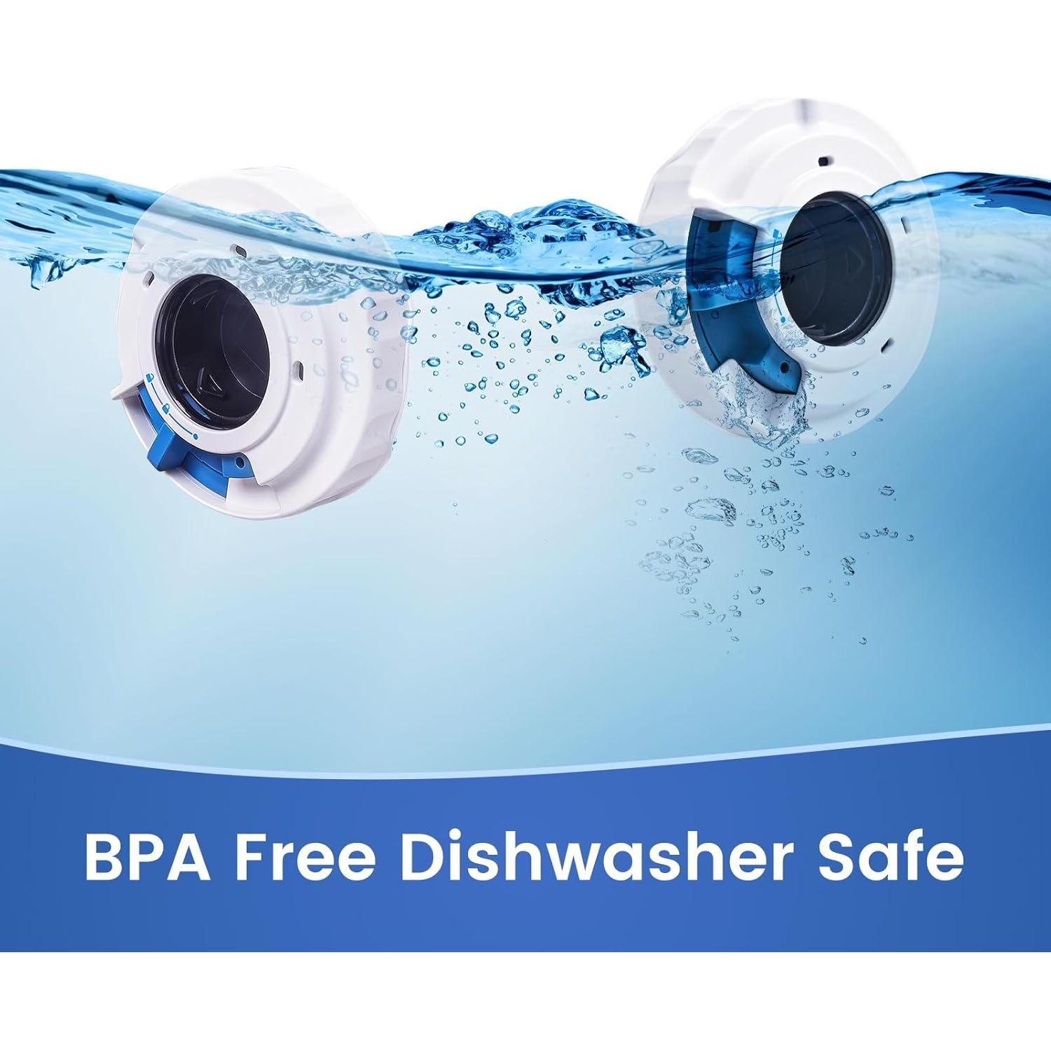 Tapa de dispensación Ninja Swirl 701 - Reemplazo ABS Blanco