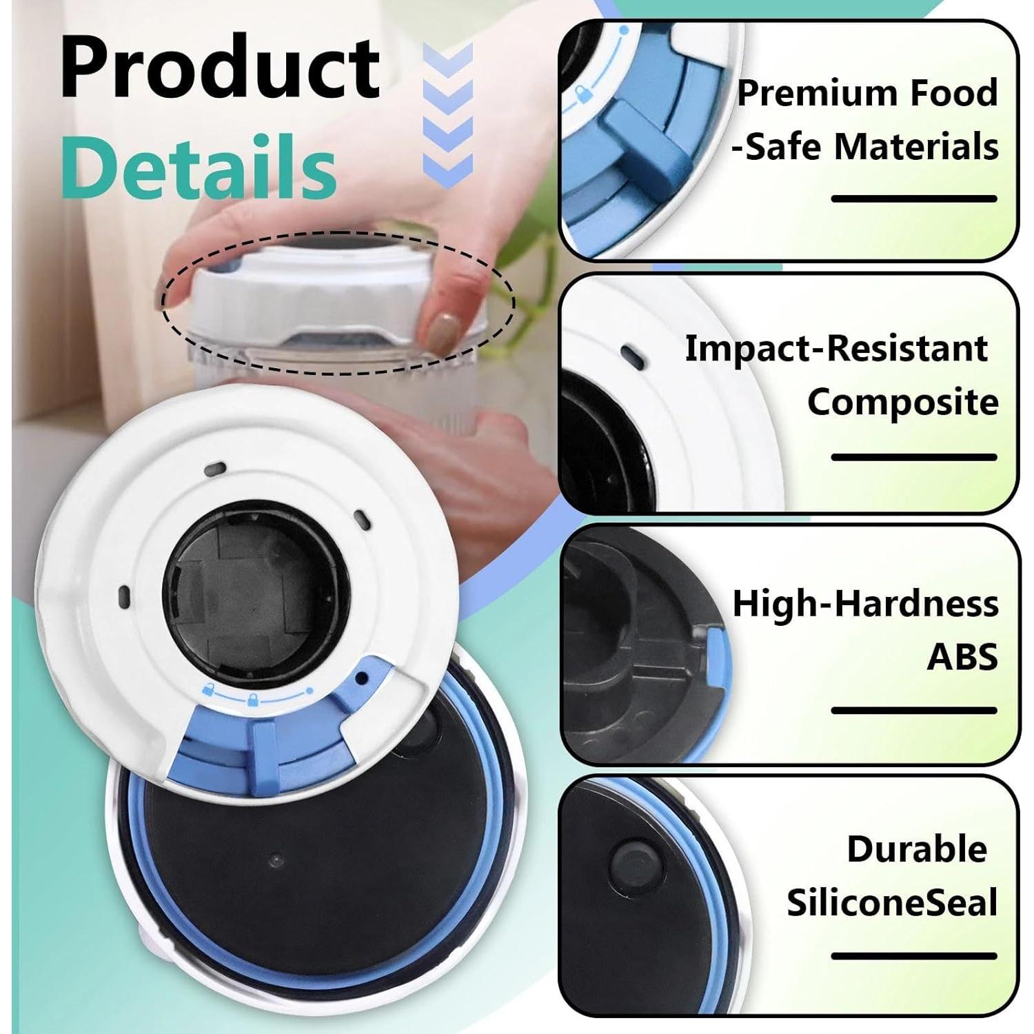 Tapa dispensadora y prensa Kamrexi para Ninja Swirl NC700/701/701C