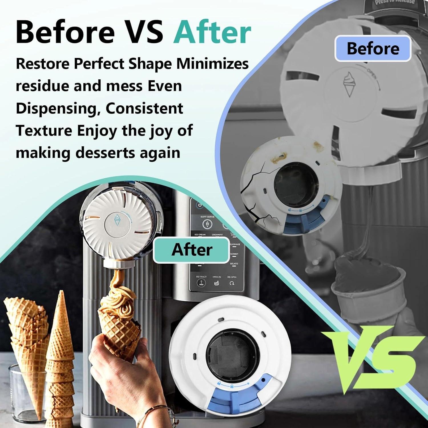 Tapa dispensadora y prensa Kamrexi para Ninja Swirl NC700/701/701C