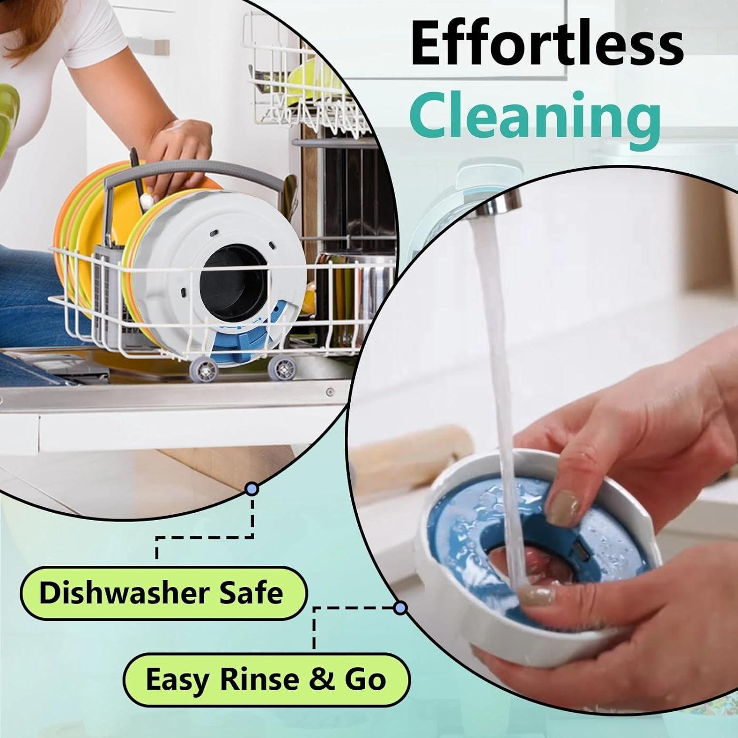 Tapa dispensadora y prensa Kamrexi para Ninja Swirl NC700/701/701C