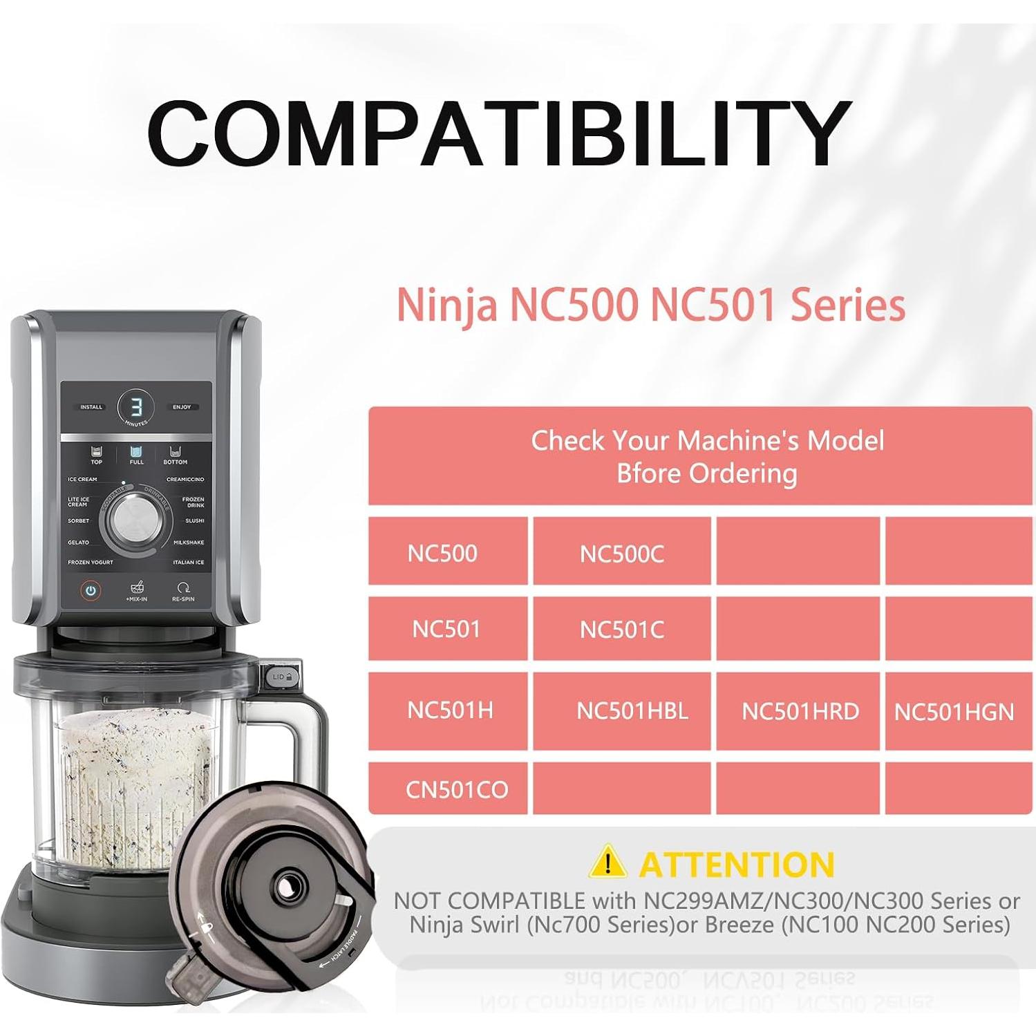 Tapa de Tazón Exterior Repuesto FIIOEOY NC500/NC501 Apta Lavavajillas