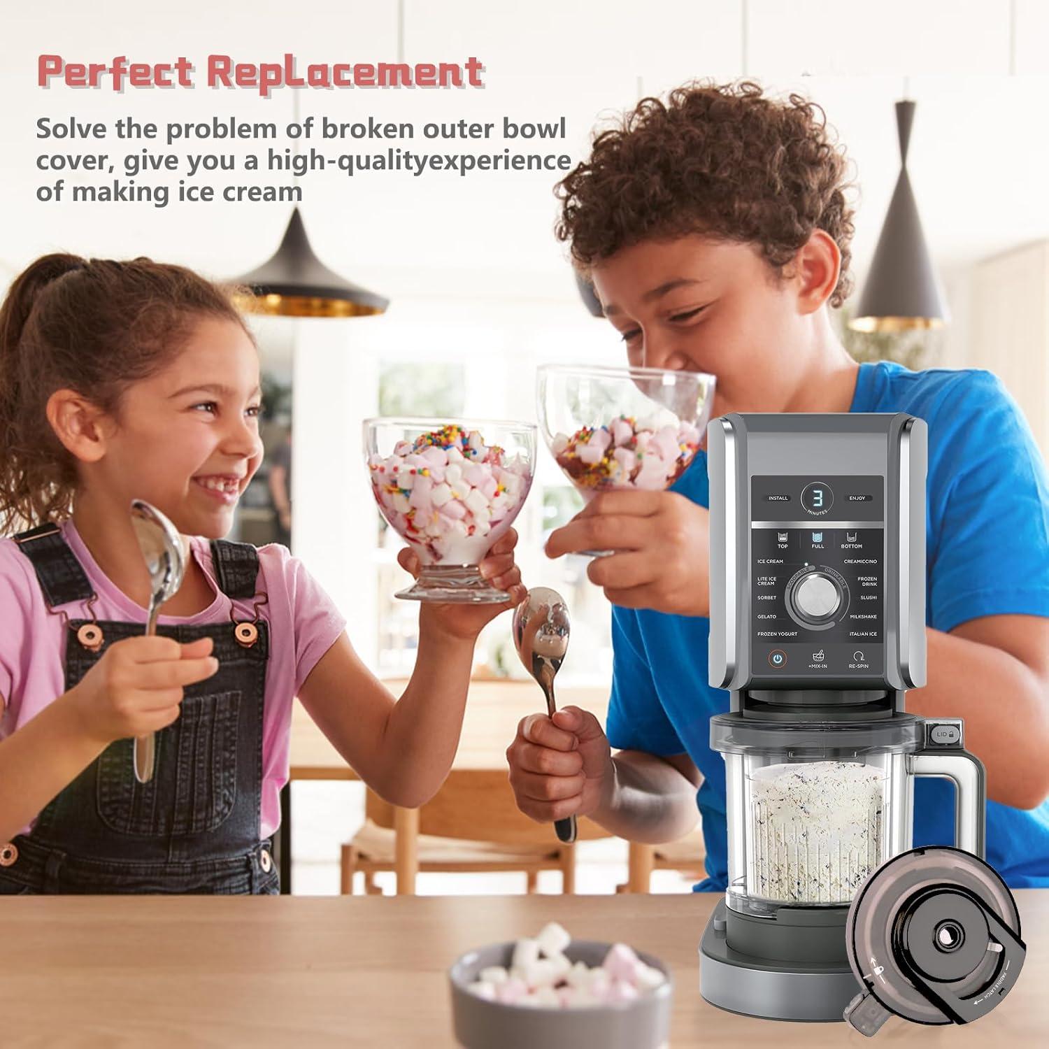 Tapa de Tazón Exterior Repuesto FIIOEOY NC500/NC501 Apta Lavavajillas