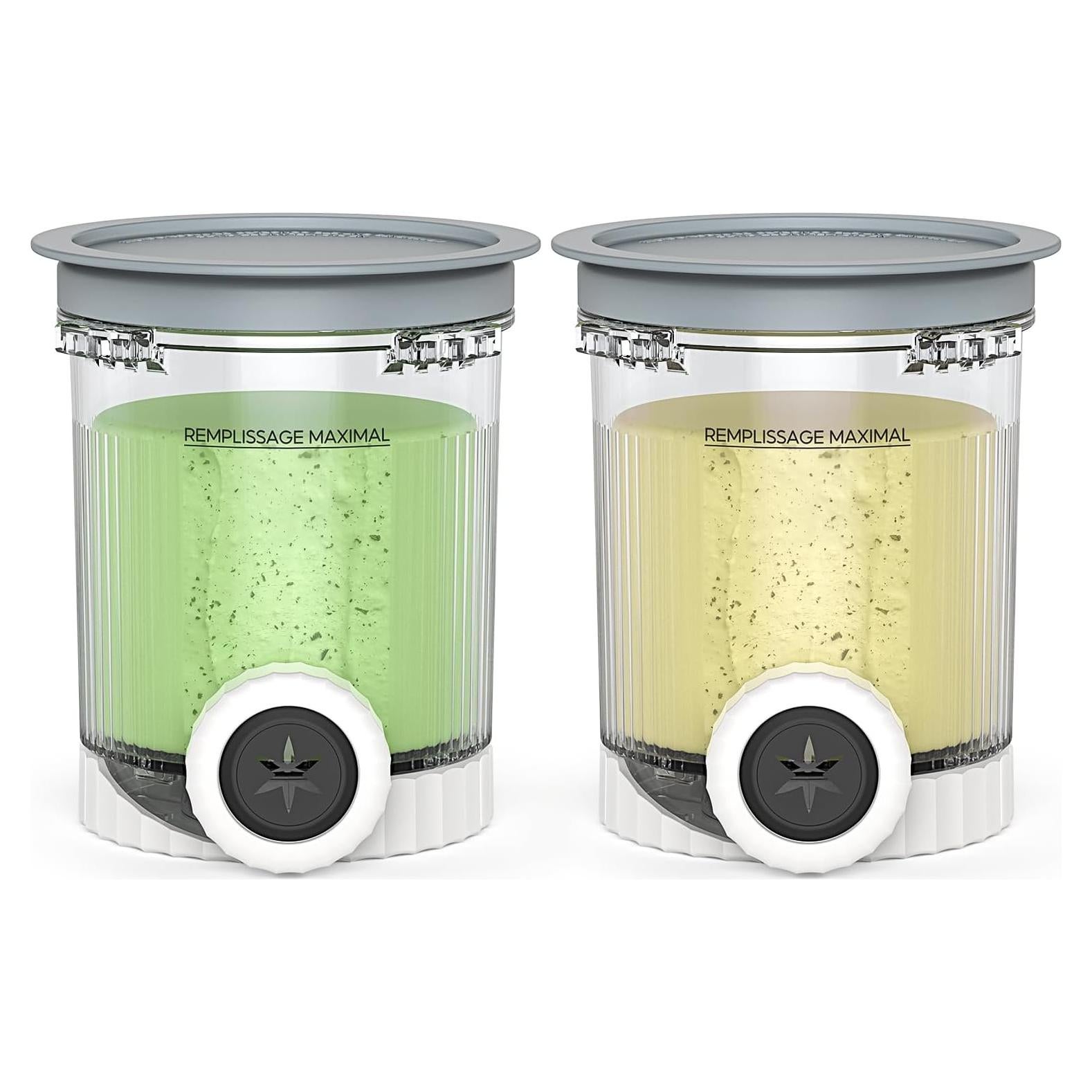 Paquete de 2 Pints y Tapas Ninja Swirl NC700 16oz