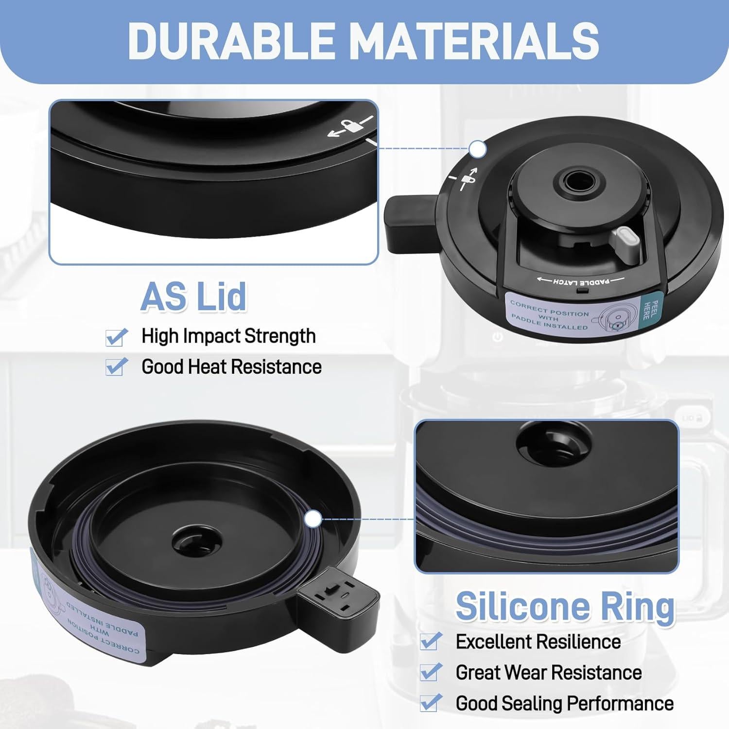 Tapa de Tazón Exterior NANOBABY para Ninja Creami Deluxe NC500