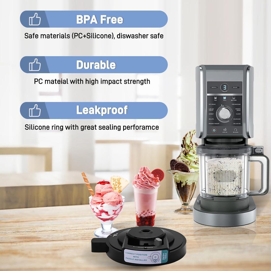 Tapa de Tazón Exterior NANOBABY para Ninja Creami Deluxe NC500