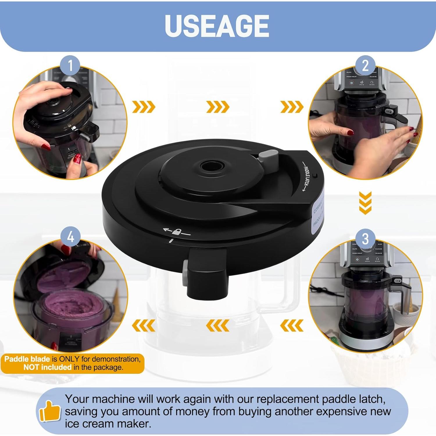 Tapa de Tazón Exterior NANOBABY para Ninja Creami Deluxe NC500