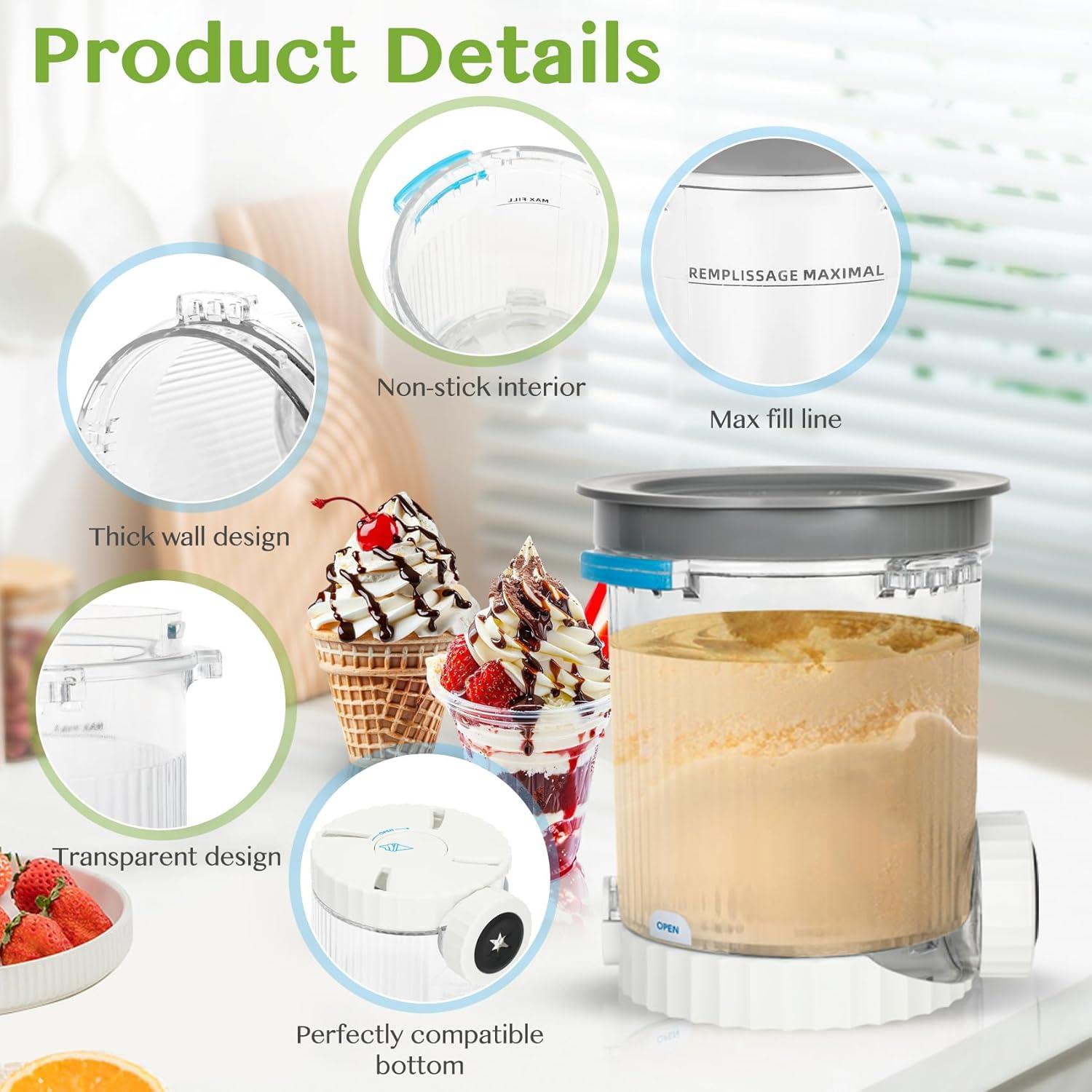 Contenedores de Pint Ninja Swirl Powhorse 16oz - Paquete de 2