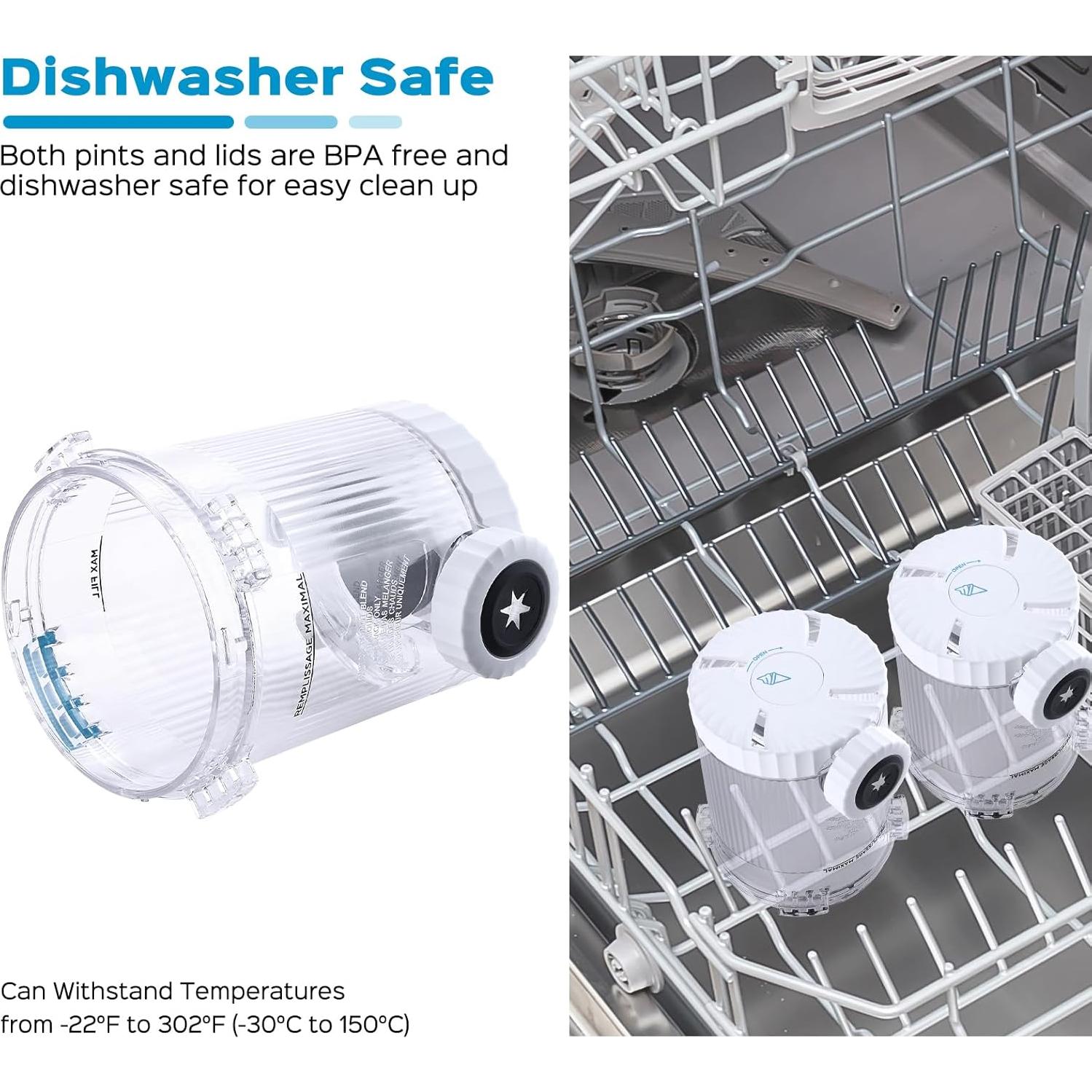 Recipientes Vione 2pack para Ninja Swirl NC700 - BPA Free