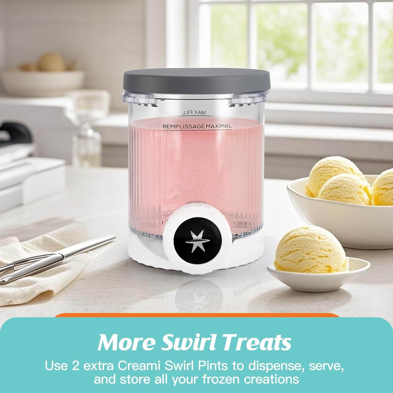 Reemplazo Jeroesja 2-Pack Pints y Tapas para Ninja NC701