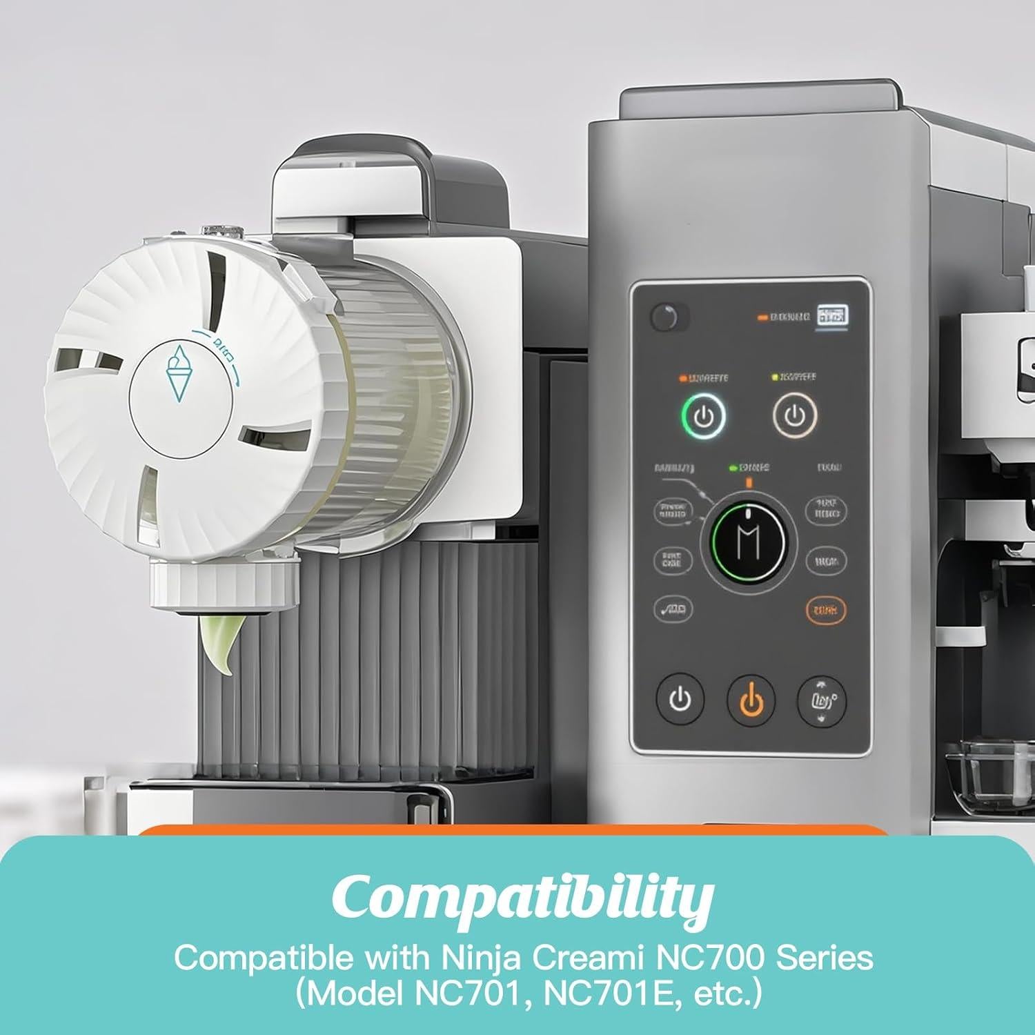 Reemplazo Jeroesja 2-Pack Pints y Tapas para Ninja NC701