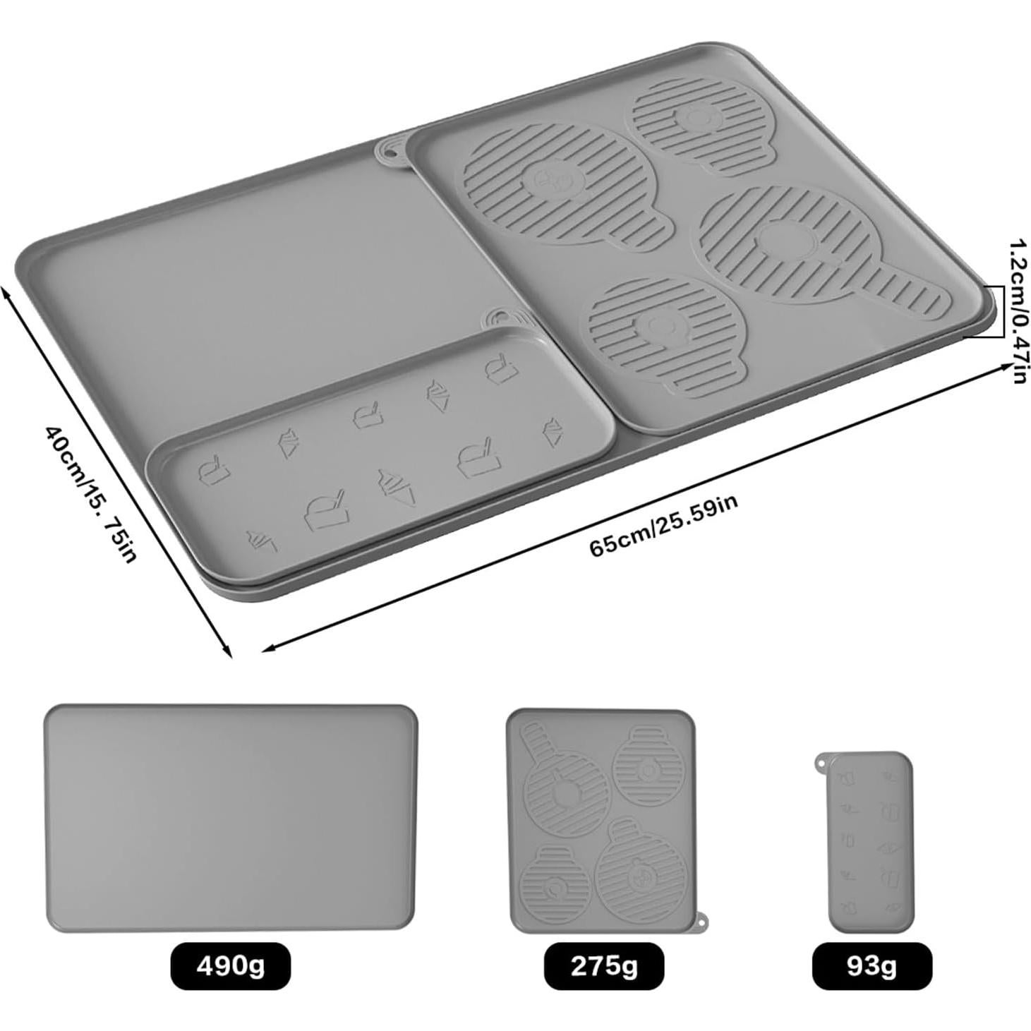 Almohadilla deslizante ZOMOVOR para máquina Ninja Swirl 65x40cm