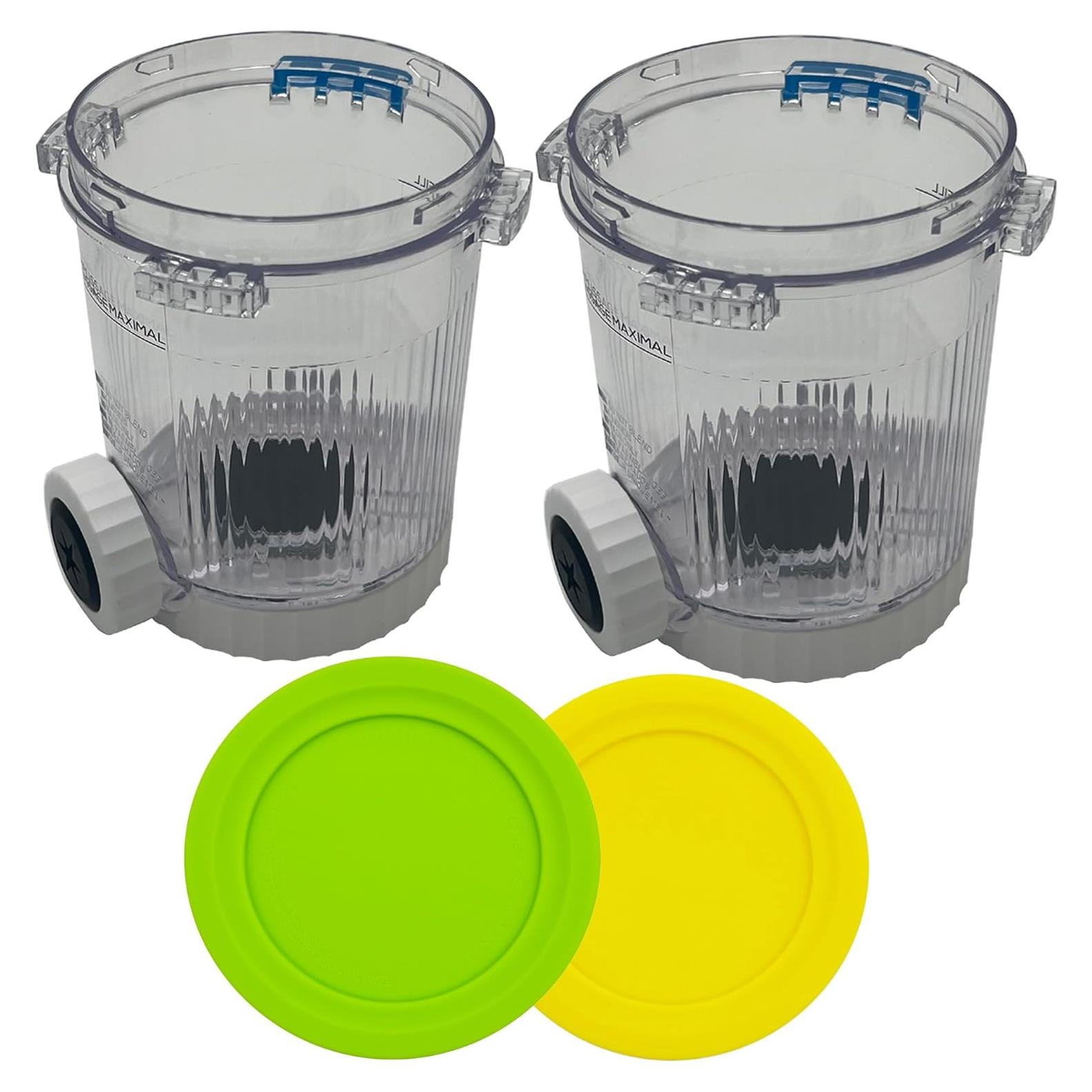 Reemplazo CXQ para Ninja Swirl CREAMi 2 Pints 16oz Amarillo Verde