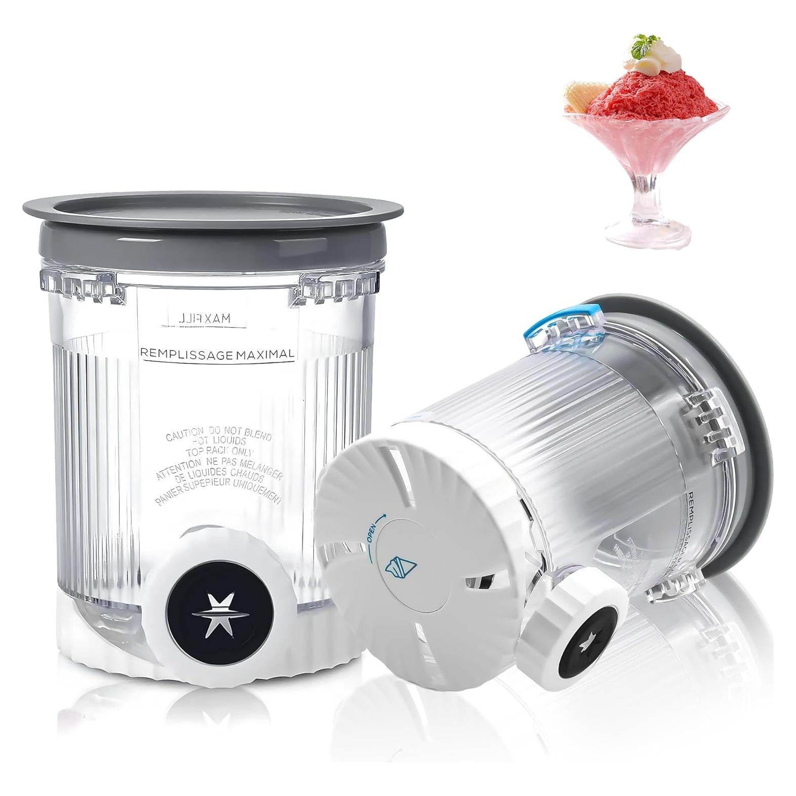 Paquete de 2 Pints Ninja Creami NC700 NC701, 473ml, Libre de BPA