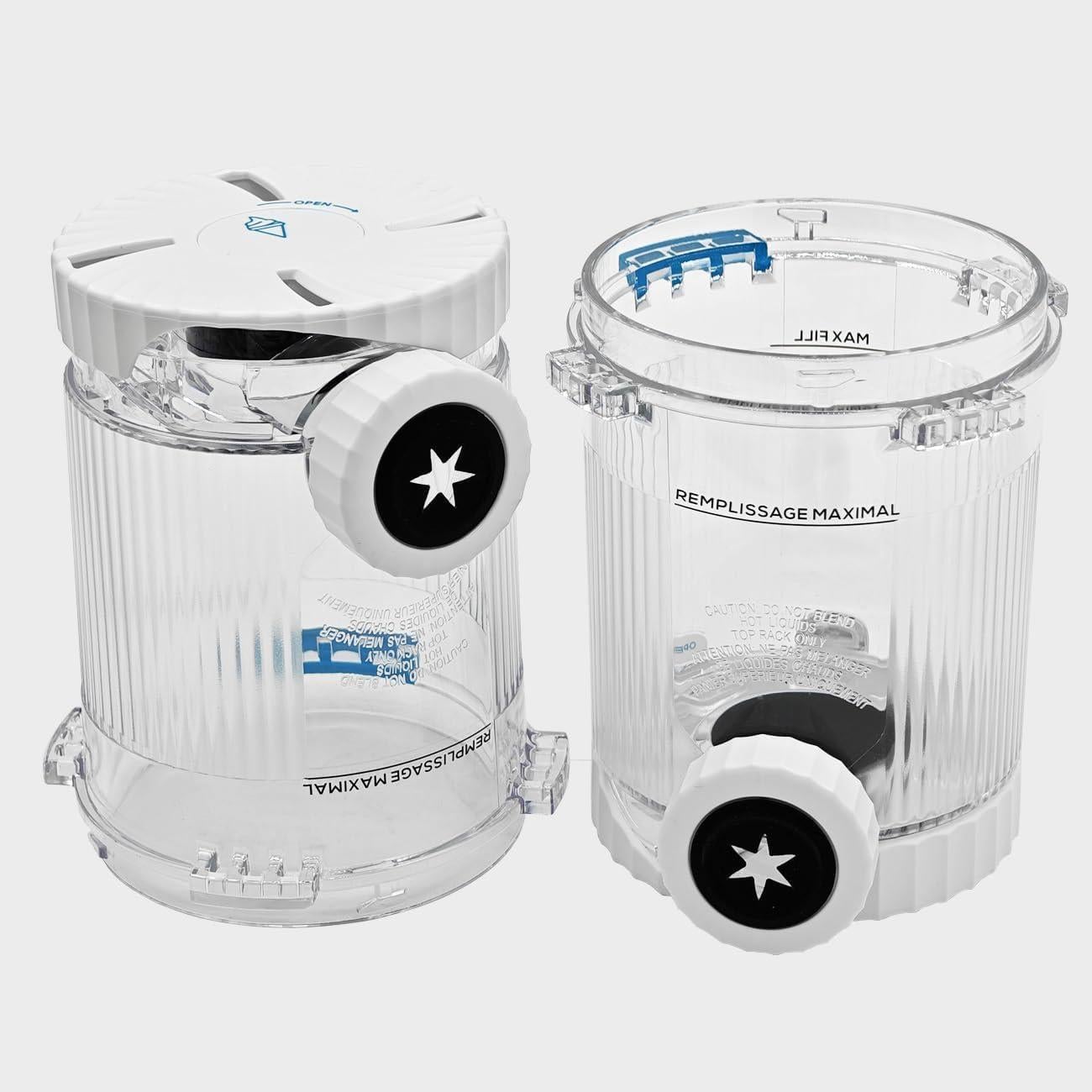 Paquete de 2 Pints Ninja Creami NC700 NC701, 473ml, Libre de BPA