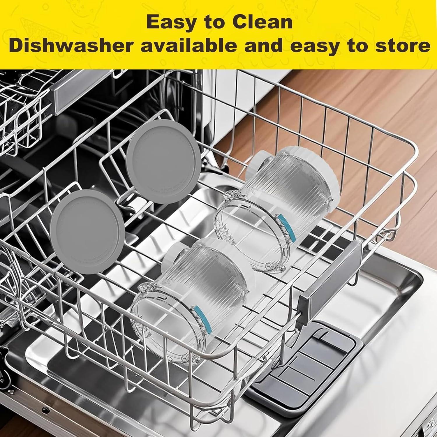 Paquete de 2 Pints Ninja Creami NC700 NC701, 473ml, Libre de BPA