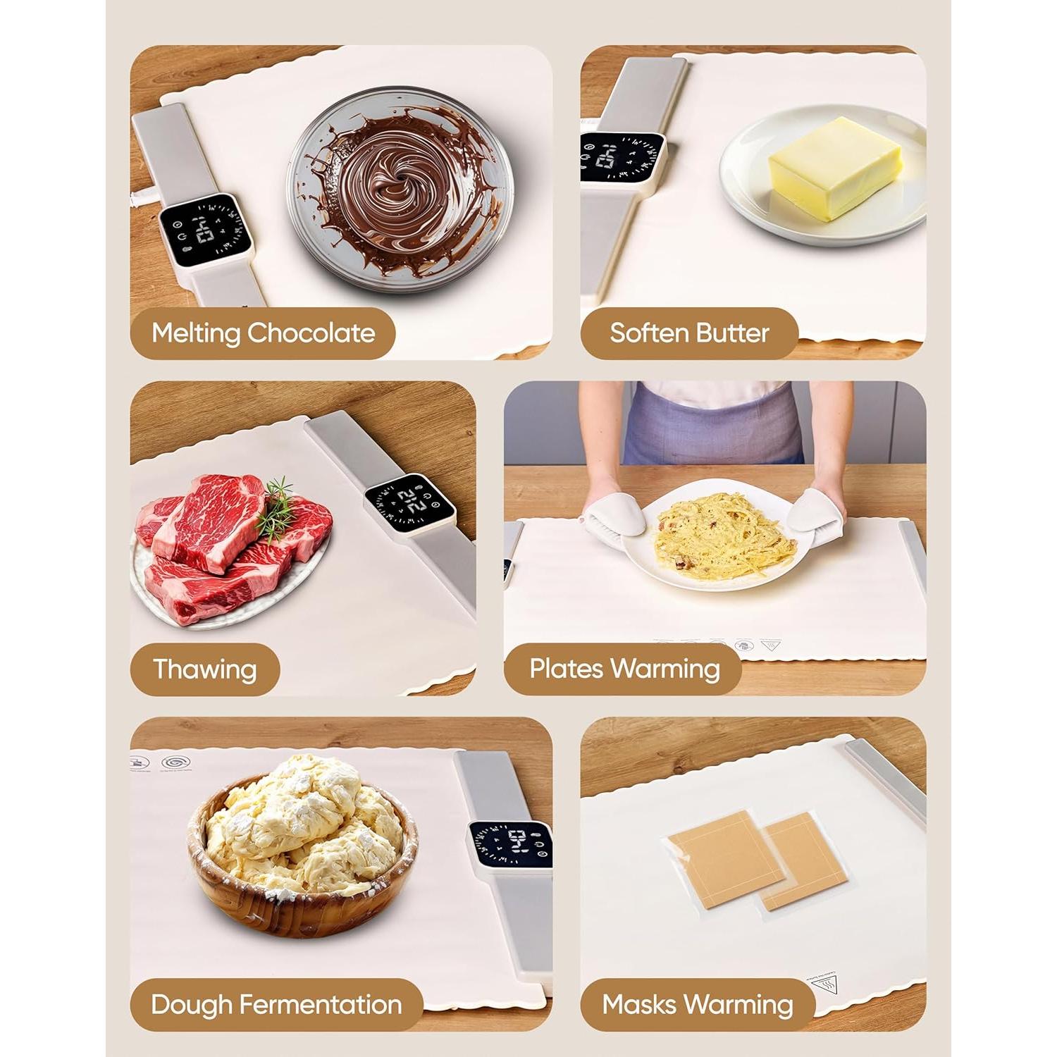 Alfombrilla Calentadora Eléctrica MONJAPANDI 61x38 cm 250W