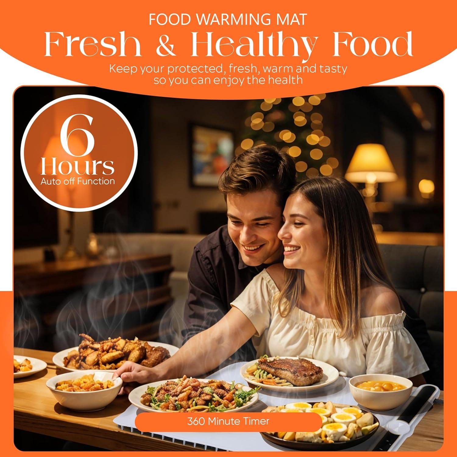 Alfombrilla Calentadora de Comida Nexo 60x38 cm con Grafeno