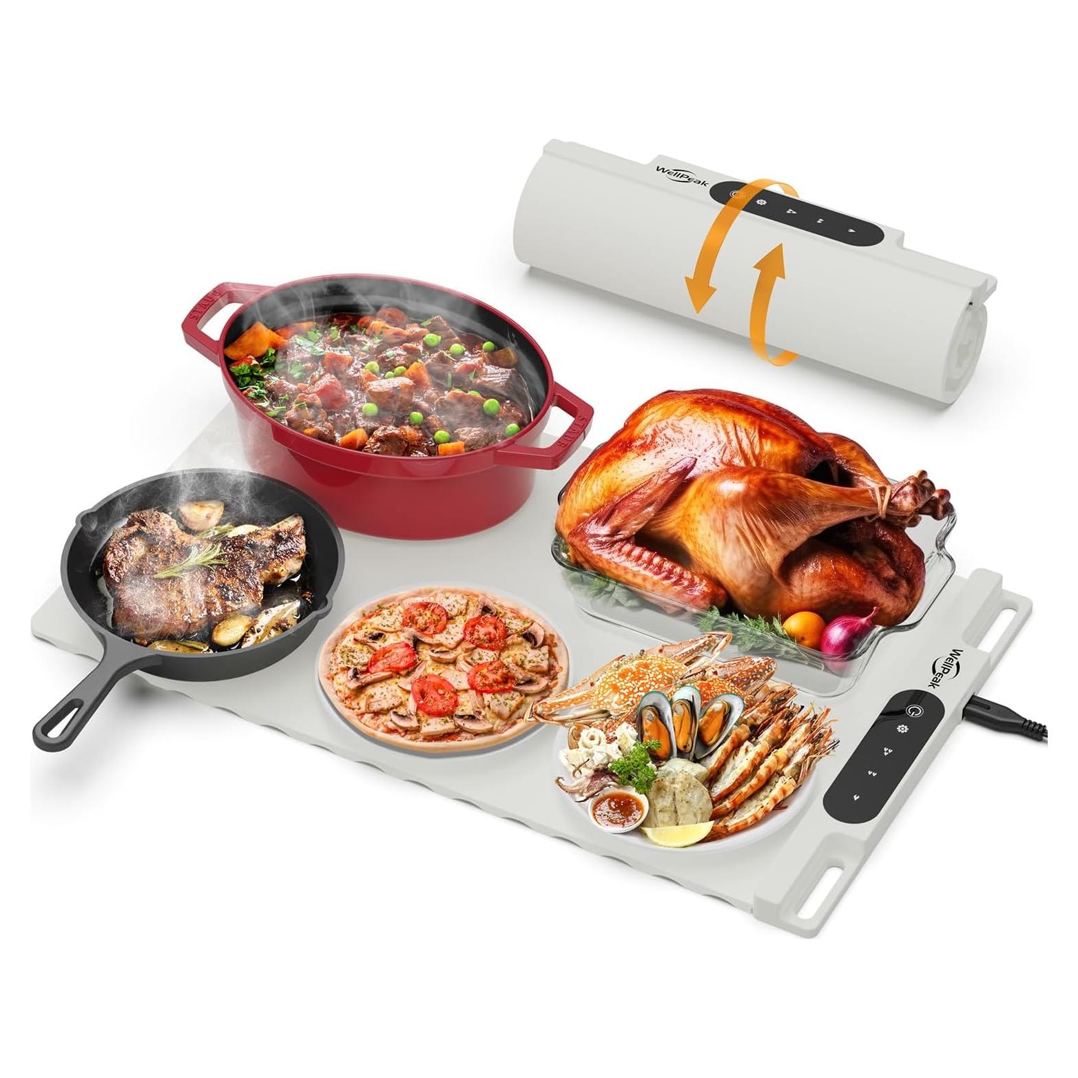 Alfombrilla Calentadora Eléctrica WELLPEAK 61x38cm 240W Blanca