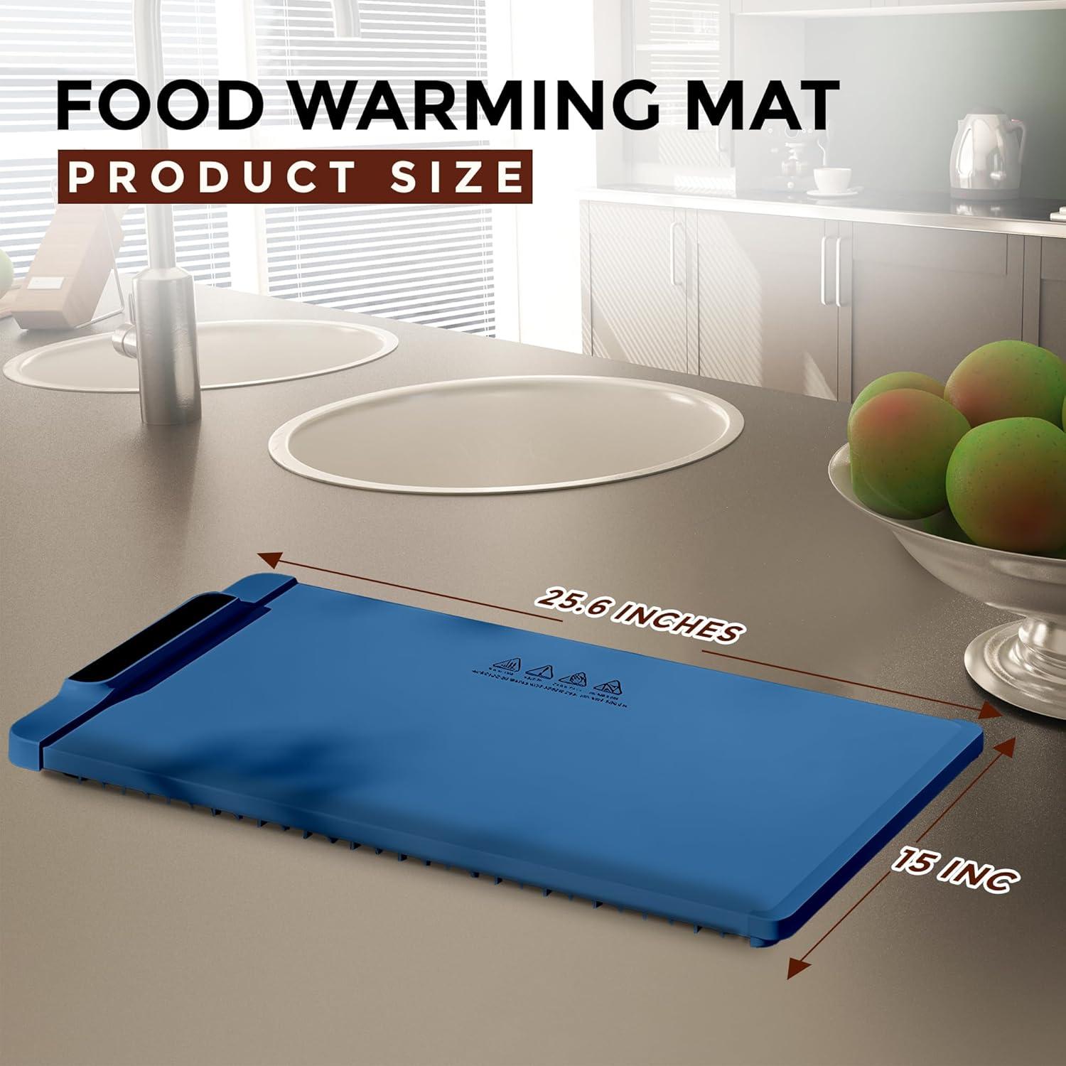 Bandeja Calentadora Eléctrica Jewelcare 63.5x30.5cm Azul