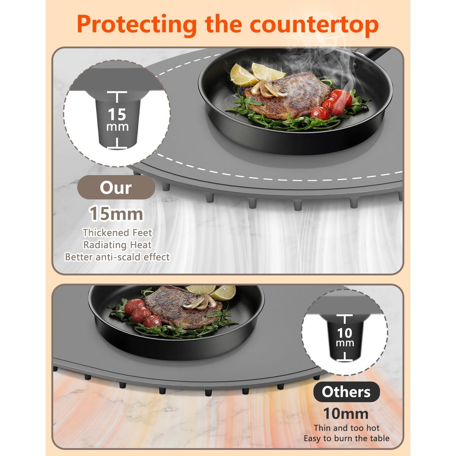 Alfombrilla Calentadora de Comida Seenlast 1.44kg Silicona