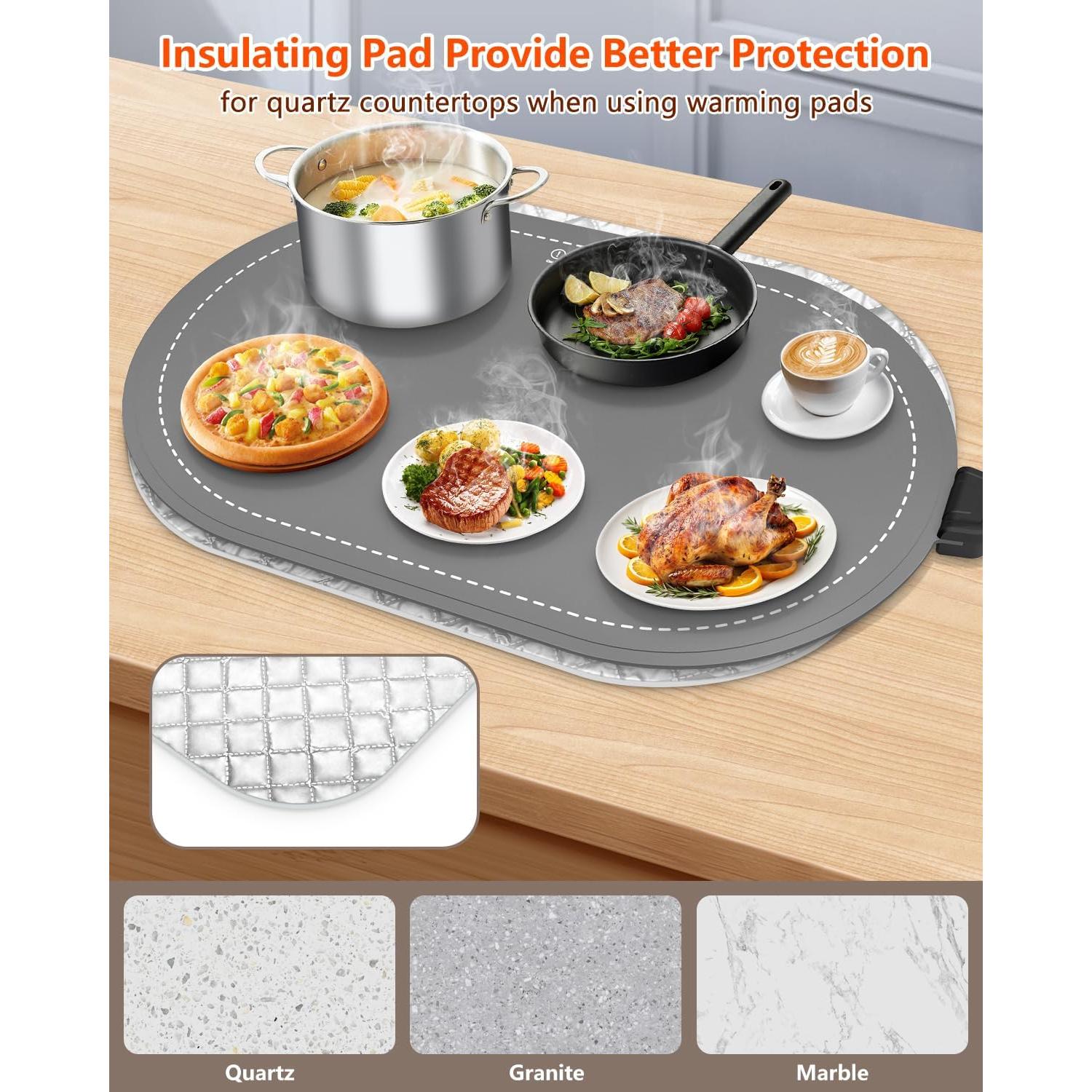 Alfombrilla Calentadora de Comida Seenlast 1.44kg Silicona