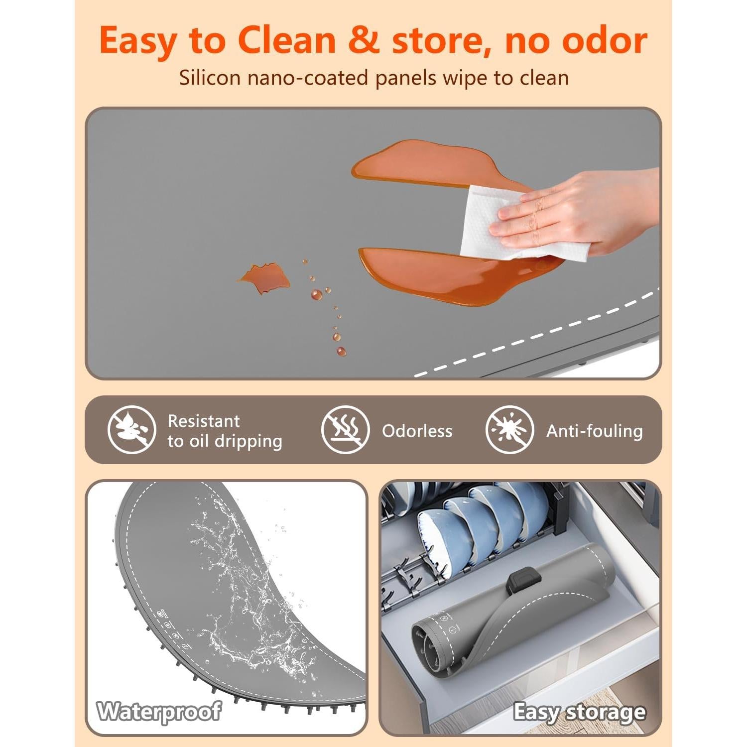 Alfombrilla Calentadora de Comida Seenlast 1.44kg Silicona