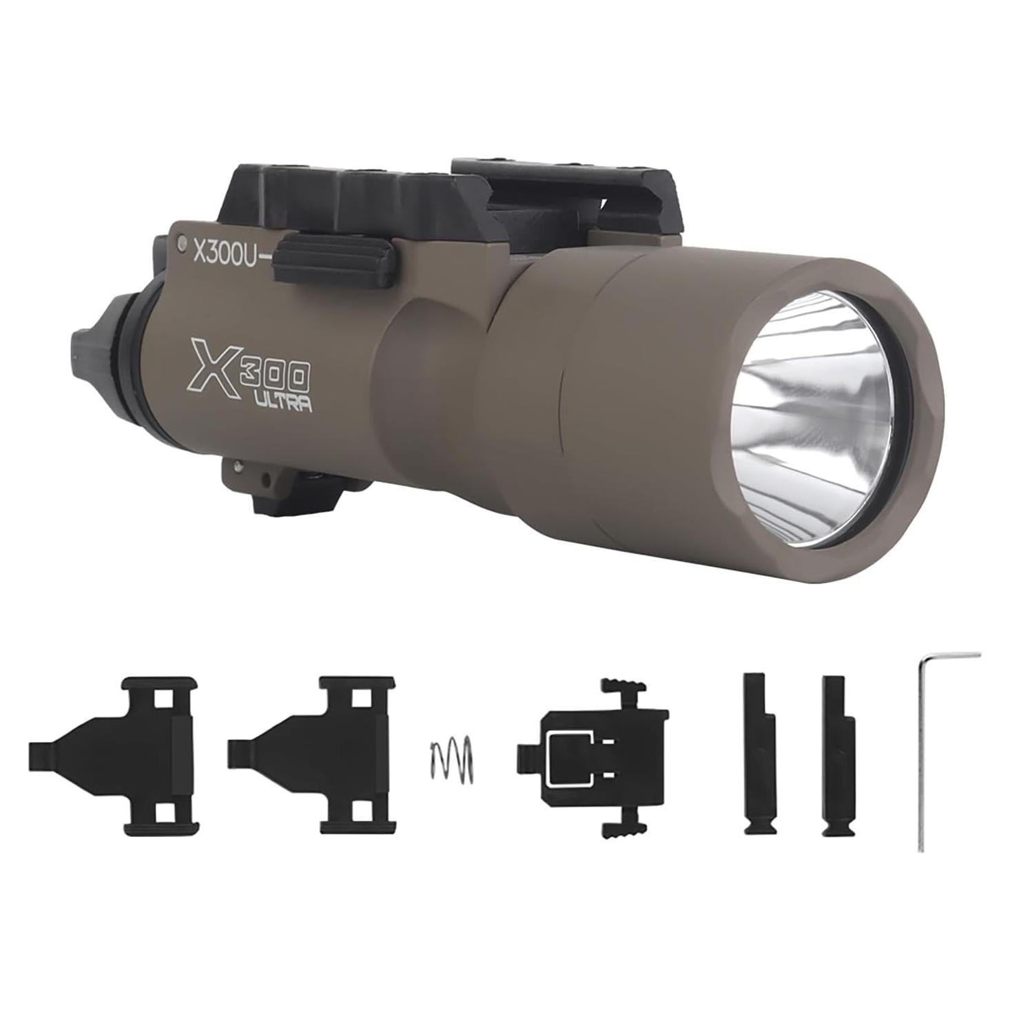 Linterna Táctica LED Zhongren X300-A 800 Lúmenes Beige