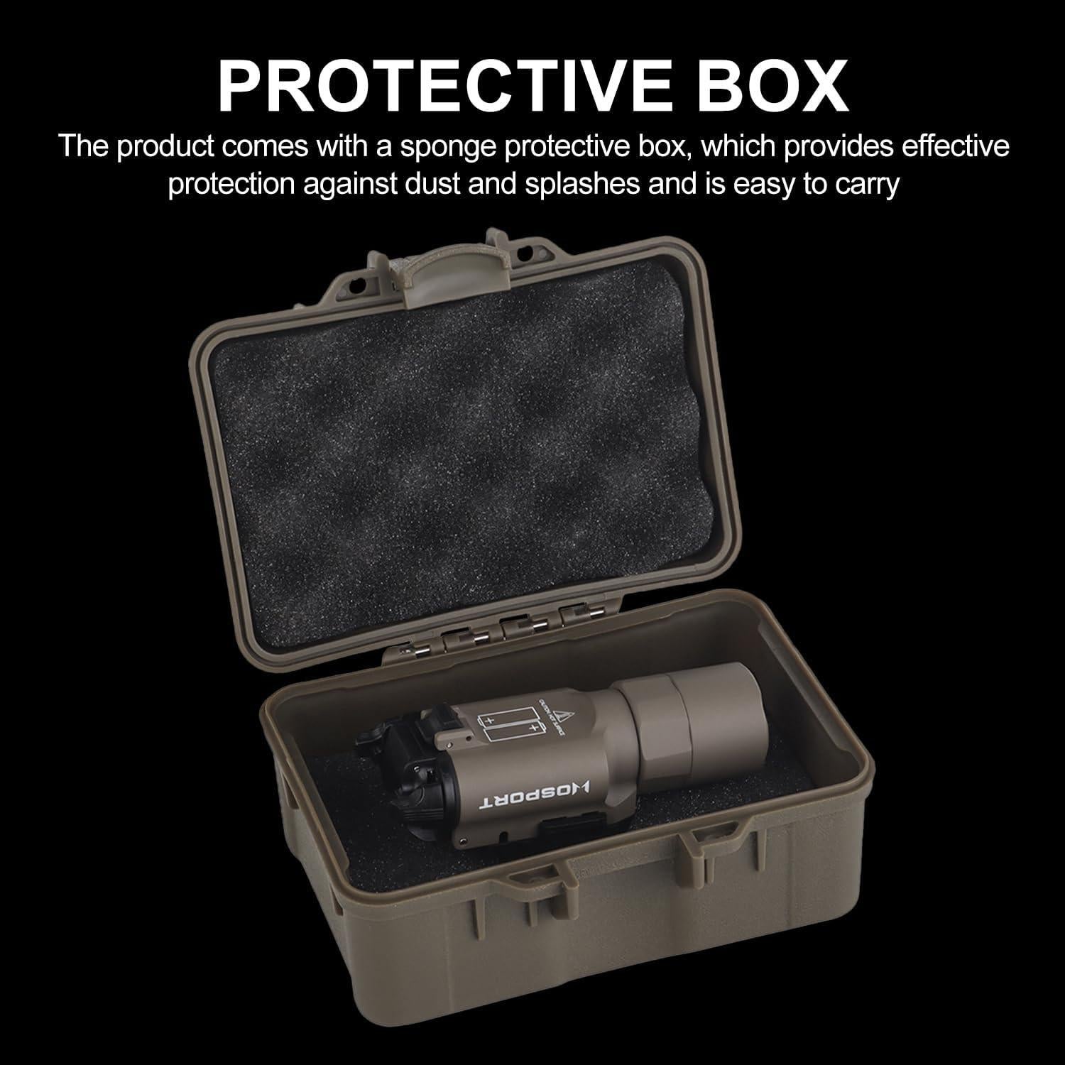 Linterna Táctica LED Zhongren X300-A 800 Lúmenes Beige