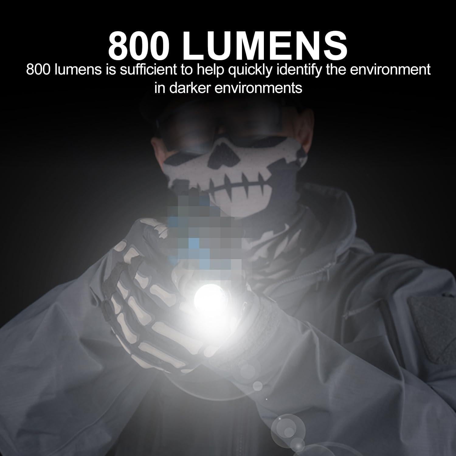 Linterna Táctica LED Zhongren X300-A 800 Lúmenes Beige