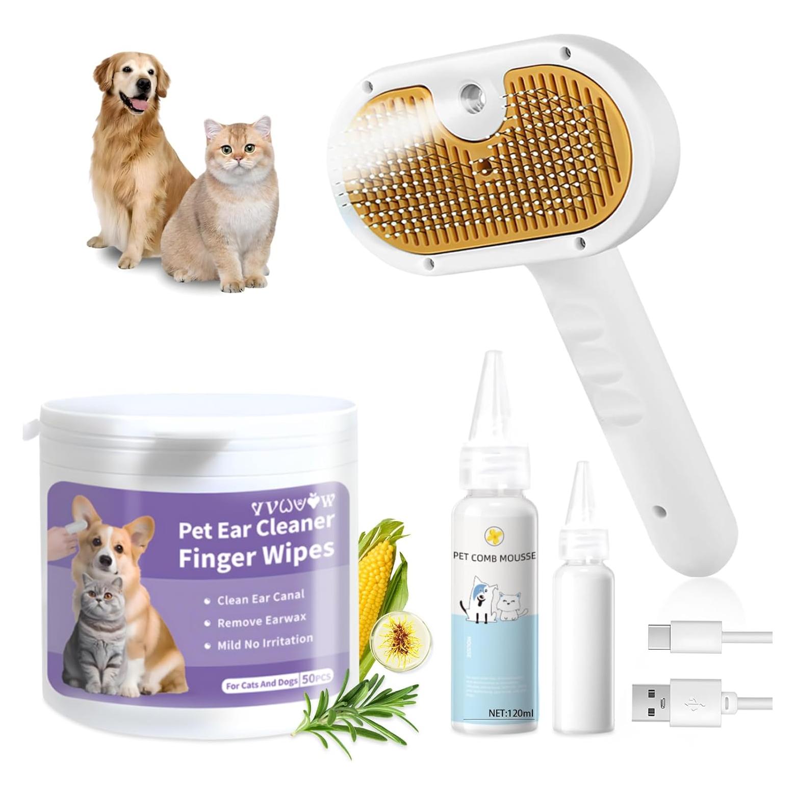 Cepillo de Rocío para Gatos y Perros VVWVVW 20cm - Aseo y Limpieza