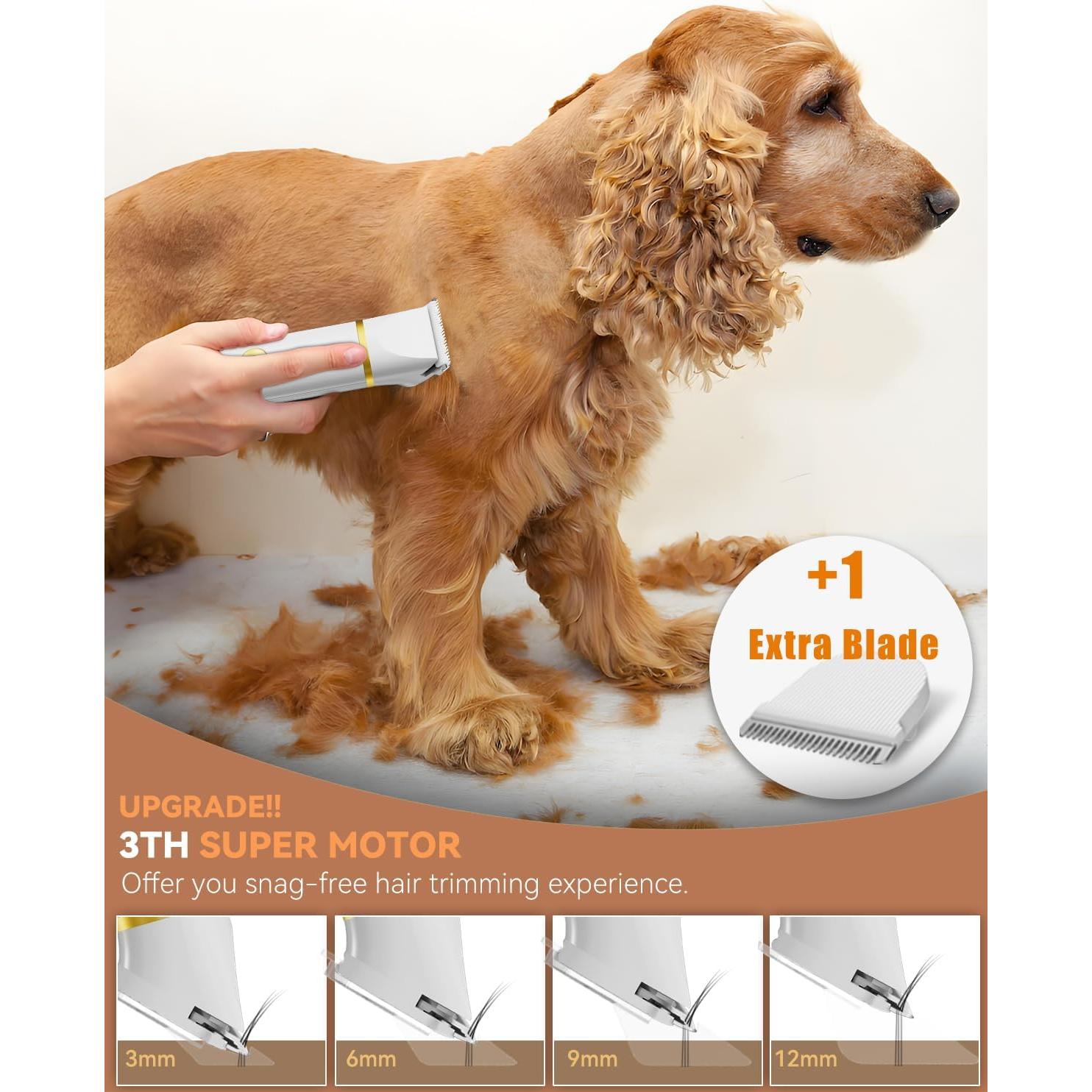 Kit de Aseo para Perros Unibono YP-7116 Recortadora Silenciosa