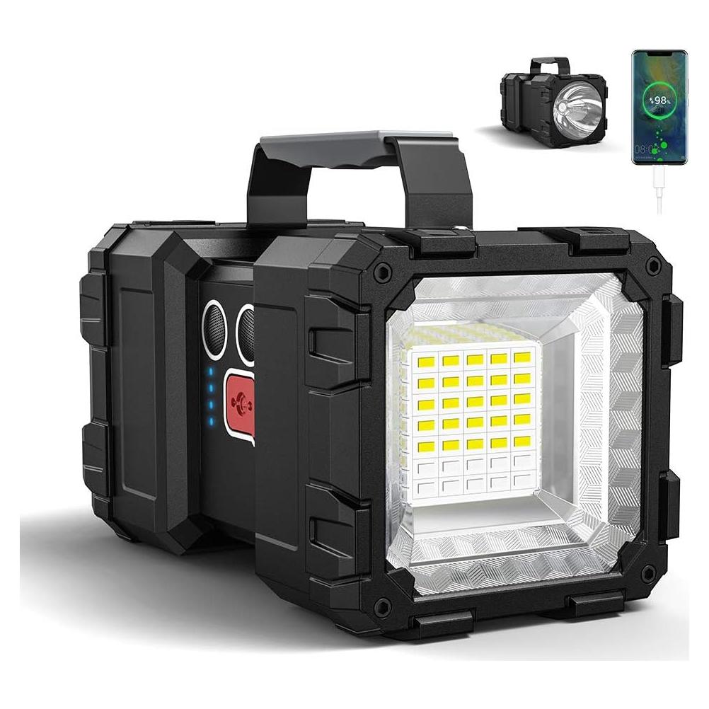 Linterna Recargable JODK 1200LM 10000mAh LED Impermeable