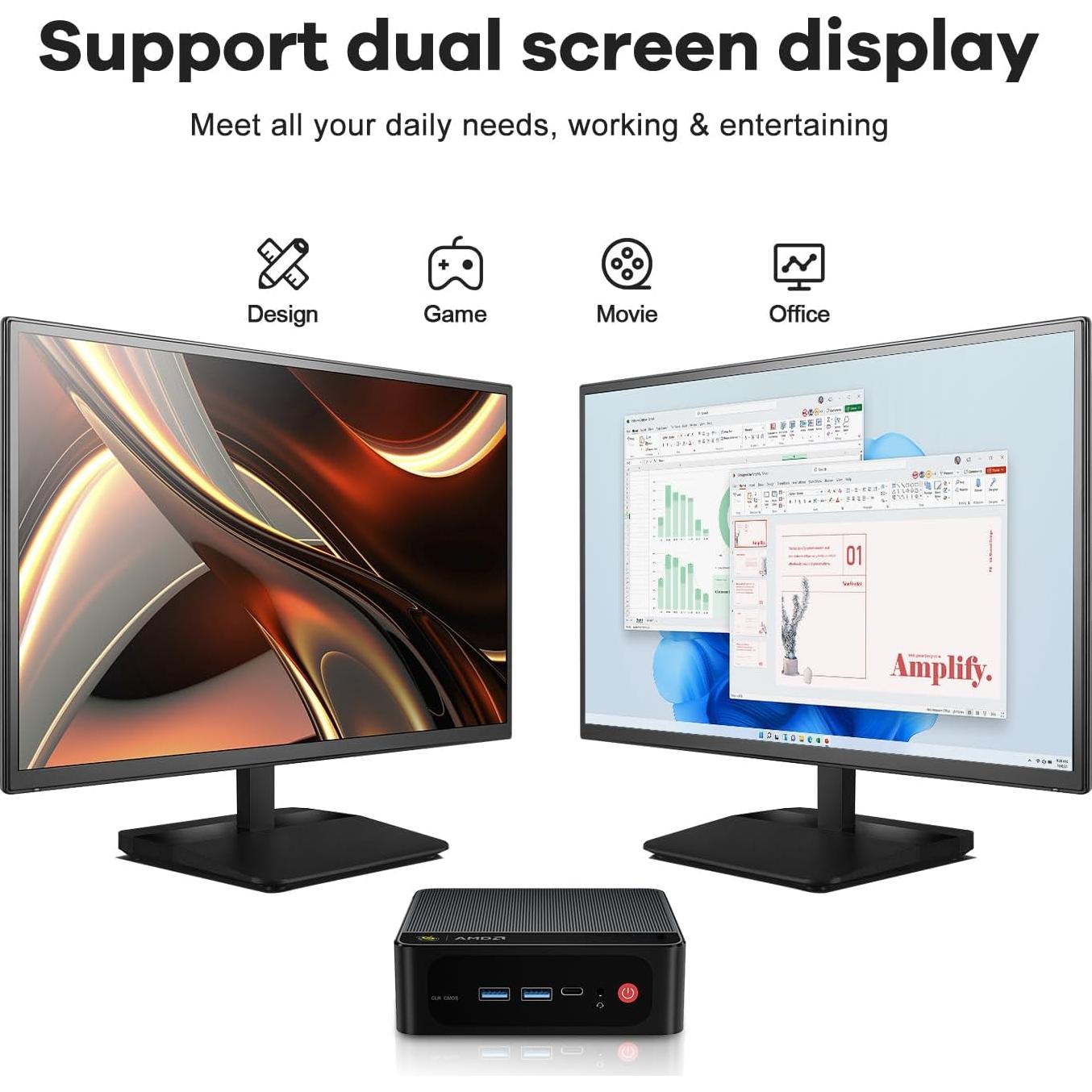 Mini PC Beelink SER5 AMD Ryzen 5 5500U 16GB RAM 500GB SSD